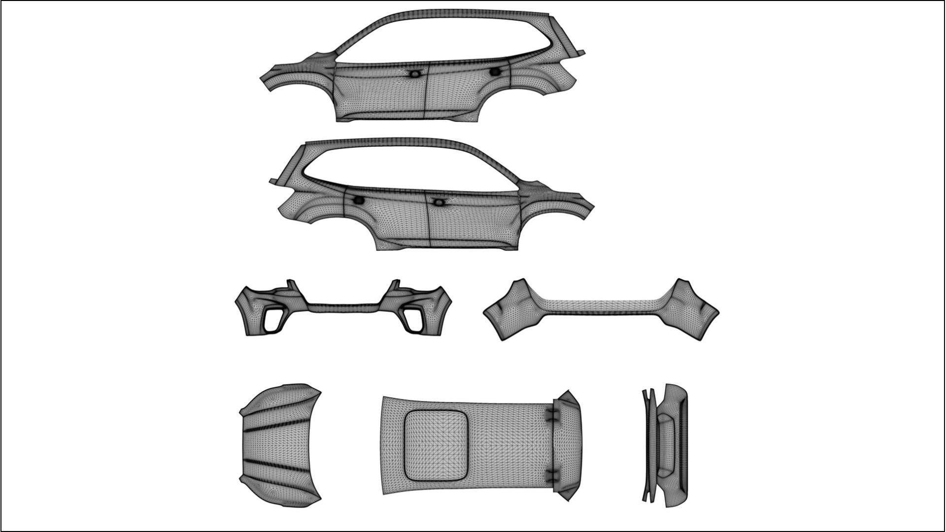 Subaru Forester V SK prefacelift pre LCI Film de Protecție pentru Vopsea TPU | DUSTY PPF cu Schimbare de Culoare – Kit Comple 2