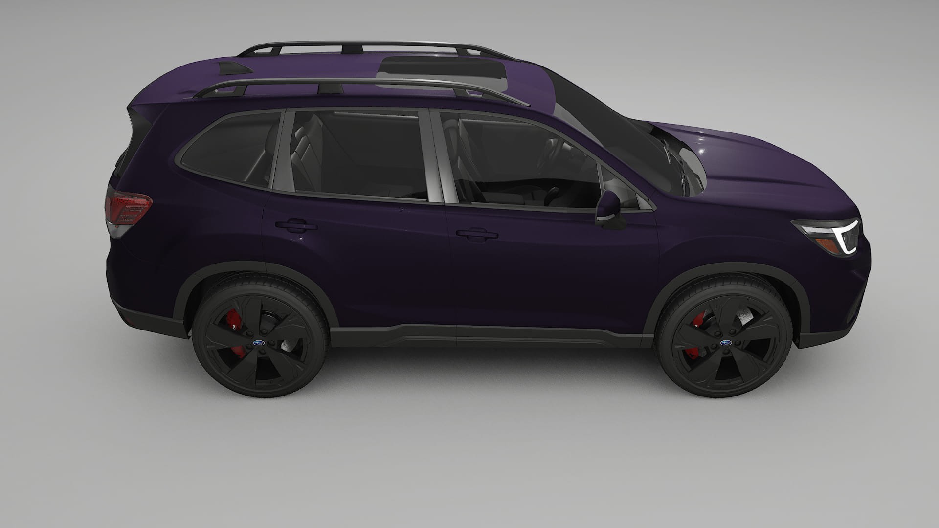 Subaru Forester V SK prefacelift pre LCI Film de Protecție pentru Vopsea TPU | VIOLET PPF cu Schimbare de Culoare – Kit Compl