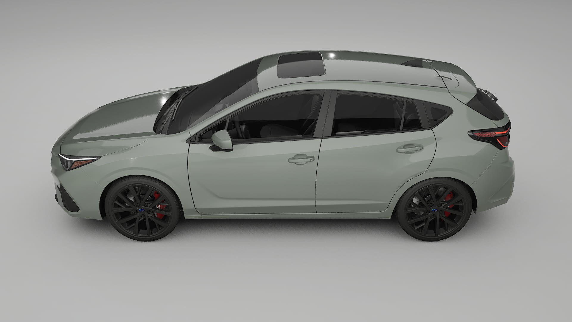 Subaru Impreza GU Film de Protecție pentru Vopsea TPU | SLATE PPF cu Schimbare de Culoare – Kit Complet Predecupat