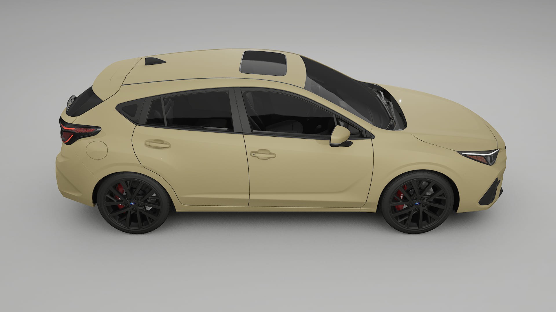 Subaru Impreza GU Film de Protecție pentru Vopsea TPU | SAND PPF cu Schimbare de Culoare – Kit Complet Predecupat