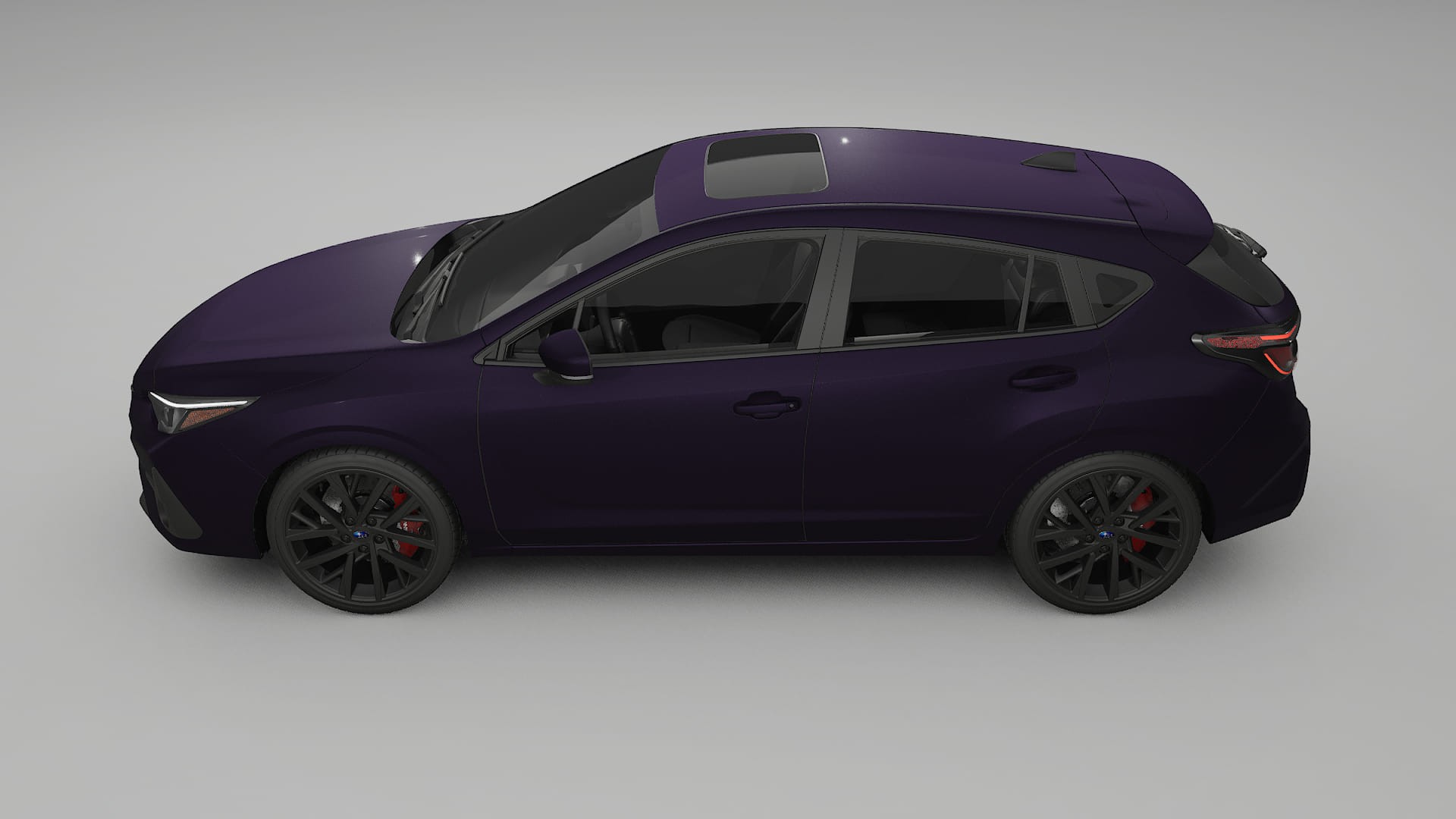 Subaru Impreza GU Film de Protecție pentru Vopsea TPU | VIOLET PPF cu Schimbare de Culoare – Kit Complet Predecupat