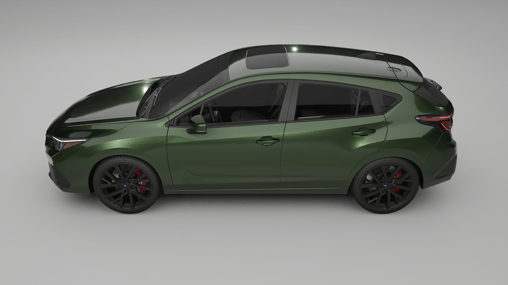 Subaru Impreza GU Film de Protecție pentru Vopsea TPU | LAGOON PPF cu Schimbare de Culoare – Kit Complet Predecupat