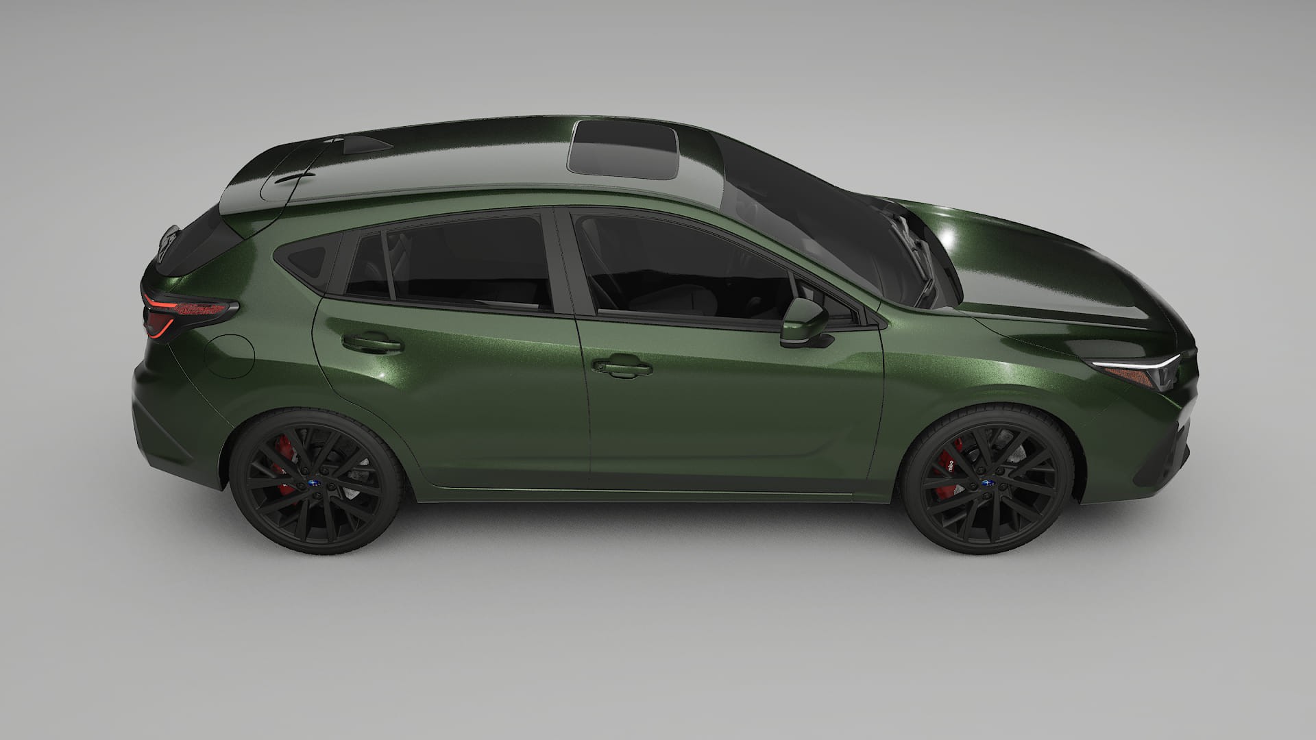 Subaru Impreza GU Film de Protecție pentru Vopsea TPU | LAGOON PPF cu Schimbare de Culoare – Kit Complet Predecupat