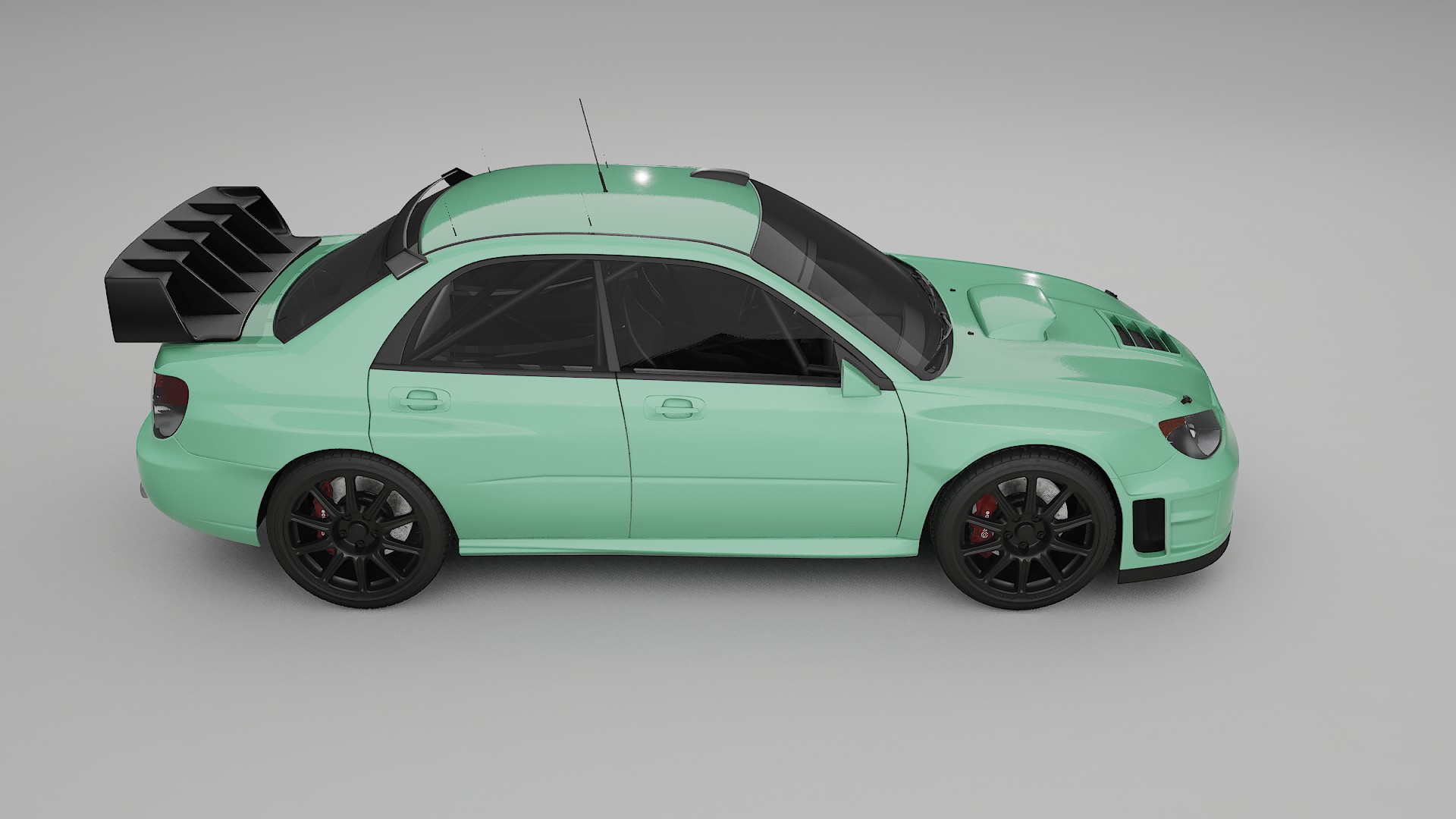 Subaru Impreza WRC GD Film de Protecție pentru Vopsea TPU | DUSTY PPF cu Schimbare de Culoare – Kit Complet Predecupat