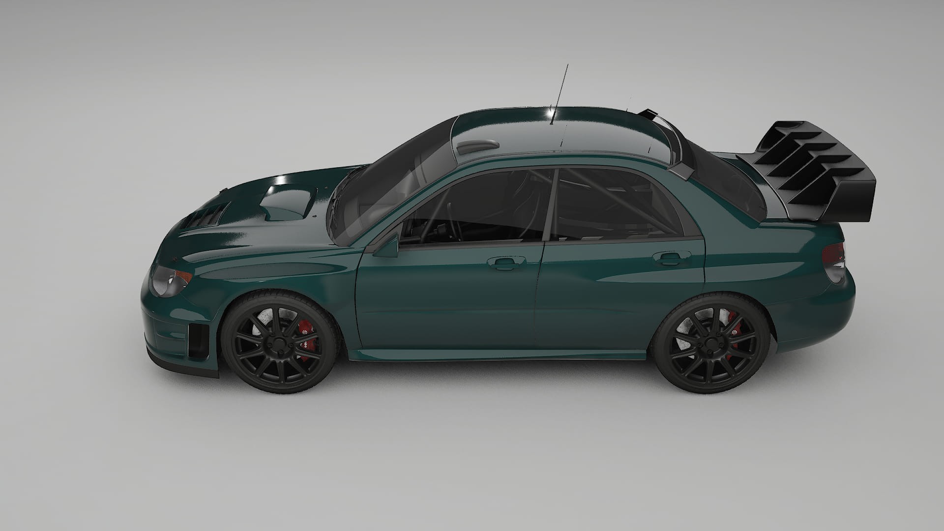 Subaru Impreza WRC GD Film de Protecție pentru Vopsea TPU | INFERNO PPF cu Schimbare de Culoare – Kit Complet Predecupat