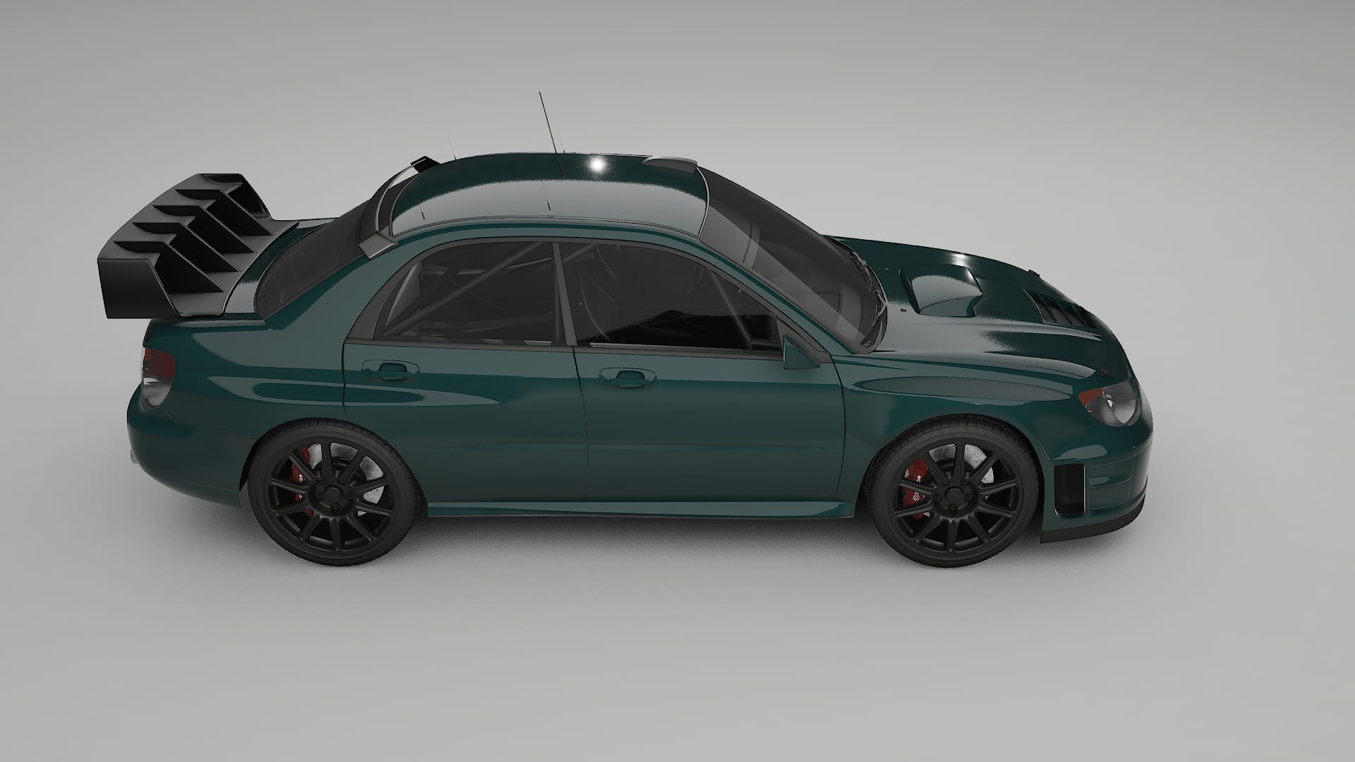 Subaru Impreza WRC GD Film de Protecție pentru Vopsea TPU | INFERNO PPF cu Schimbare de Culoare – Kit Complet Predecupat