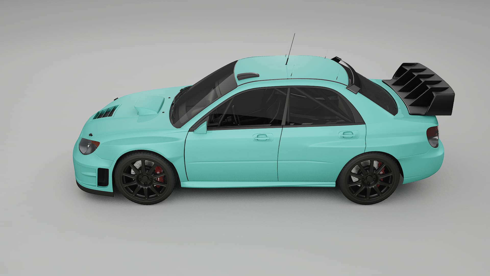 Subaru Impreza WRC GD Film de Protecție pentru Vopsea TPU | FROST PPF cu Schimbare de Culoare – Kit Complet Predecupat