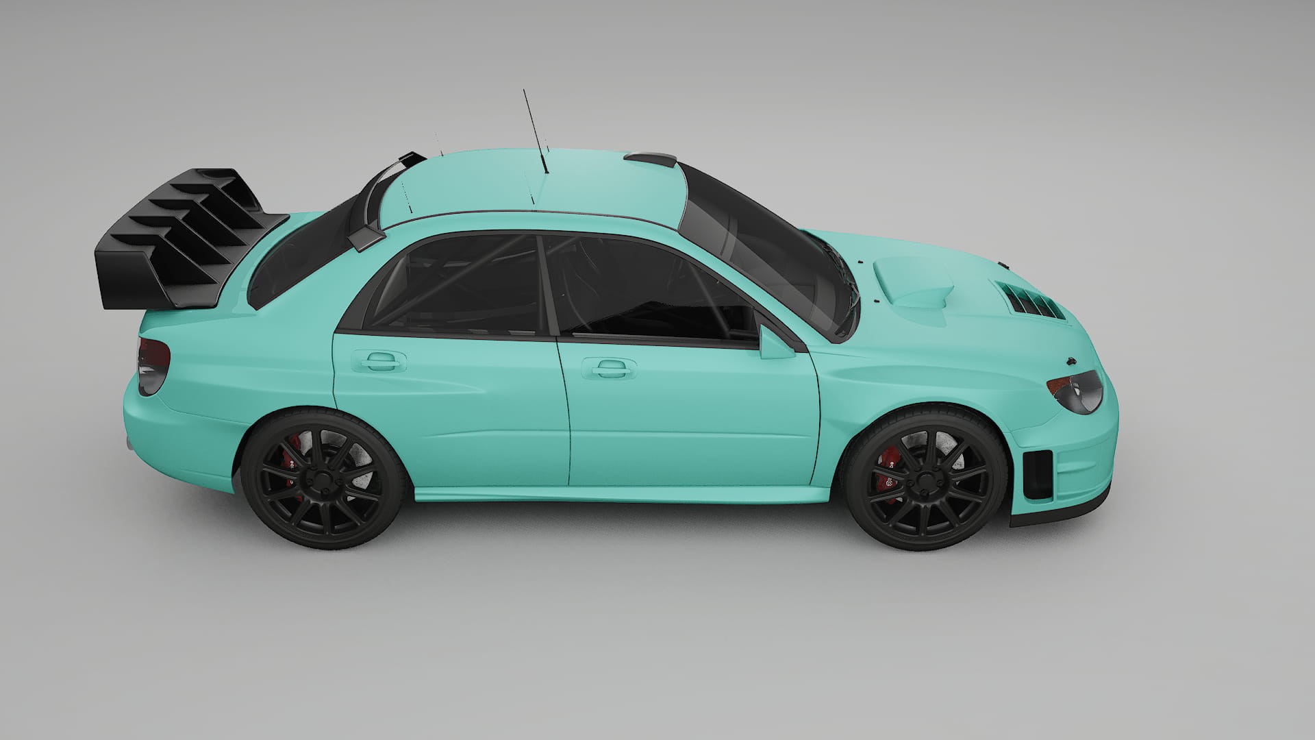 Subaru Impreza WRC GD Film de Protecție pentru Vopsea TPU | FROST PPF cu Schimbare de Culoare – Kit Complet Predecupat