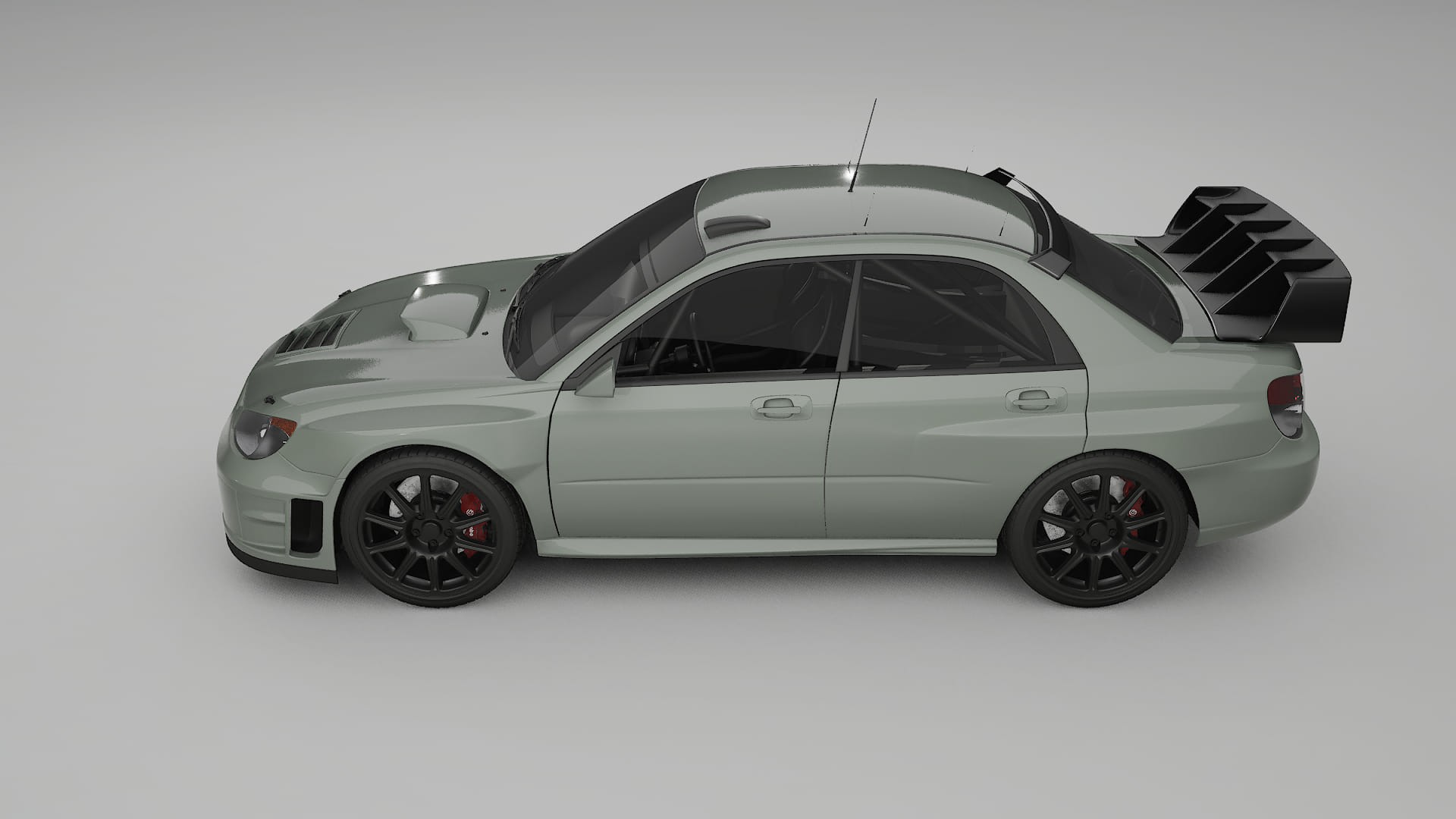 Subaru Impreza WRC GD Film de Protecție pentru Vopsea TPU | SLATE PPF cu Schimbare de Culoare – Kit Complet Predecupat