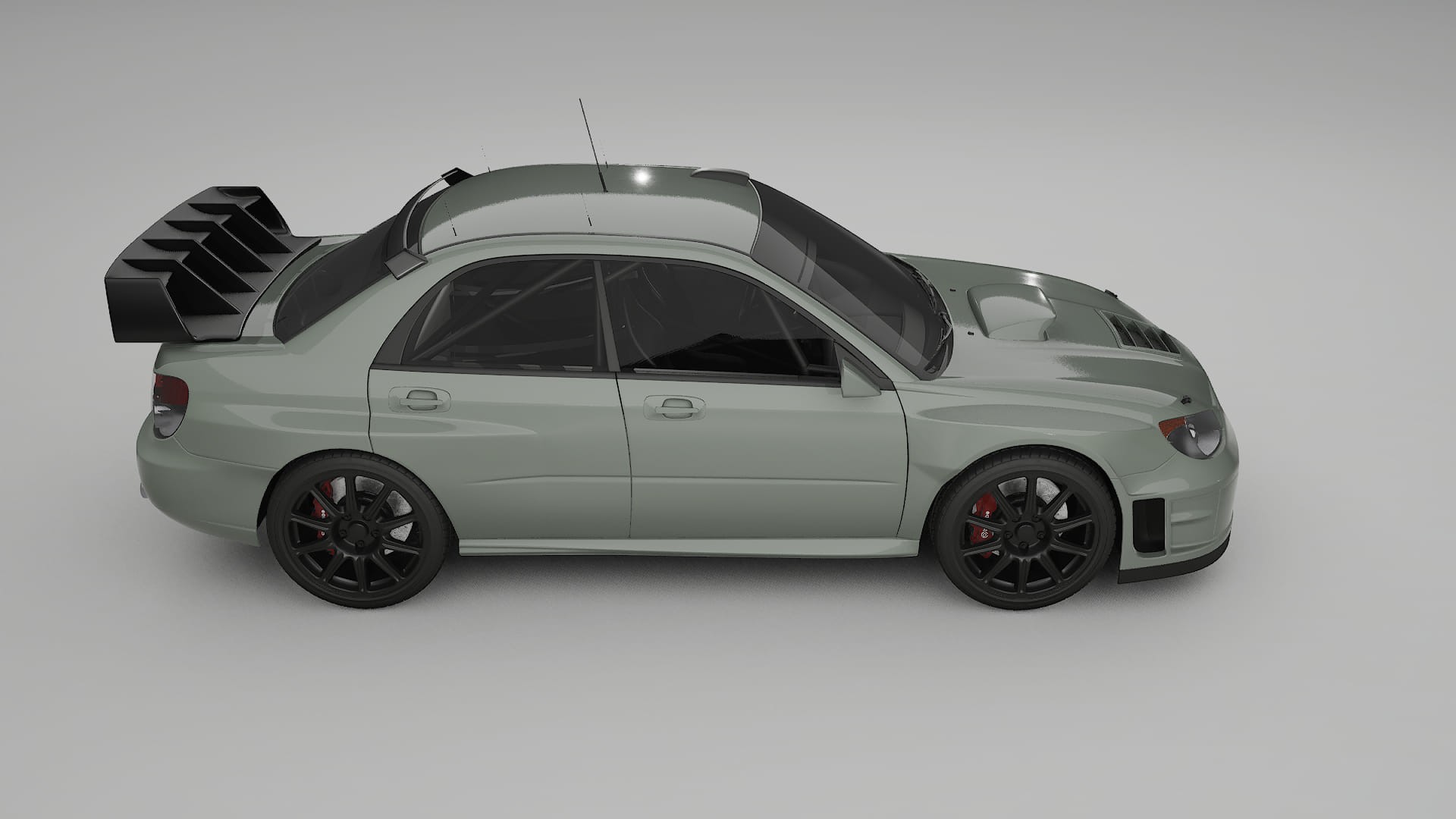 Subaru Impreza WRC GD Film de Protecție pentru Vopsea TPU | SLATE PPF cu Schimbare de Culoare – Kit Complet Predecupat