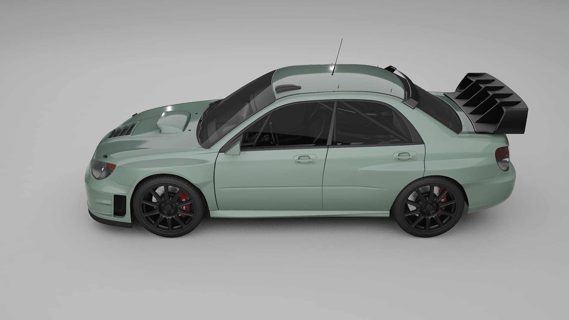 Subaru Impreza WRC GD Film de Protecție pentru Vopsea TPU | CINDER PPF cu Schimbare de Culoare – Kit Complet Predecupat