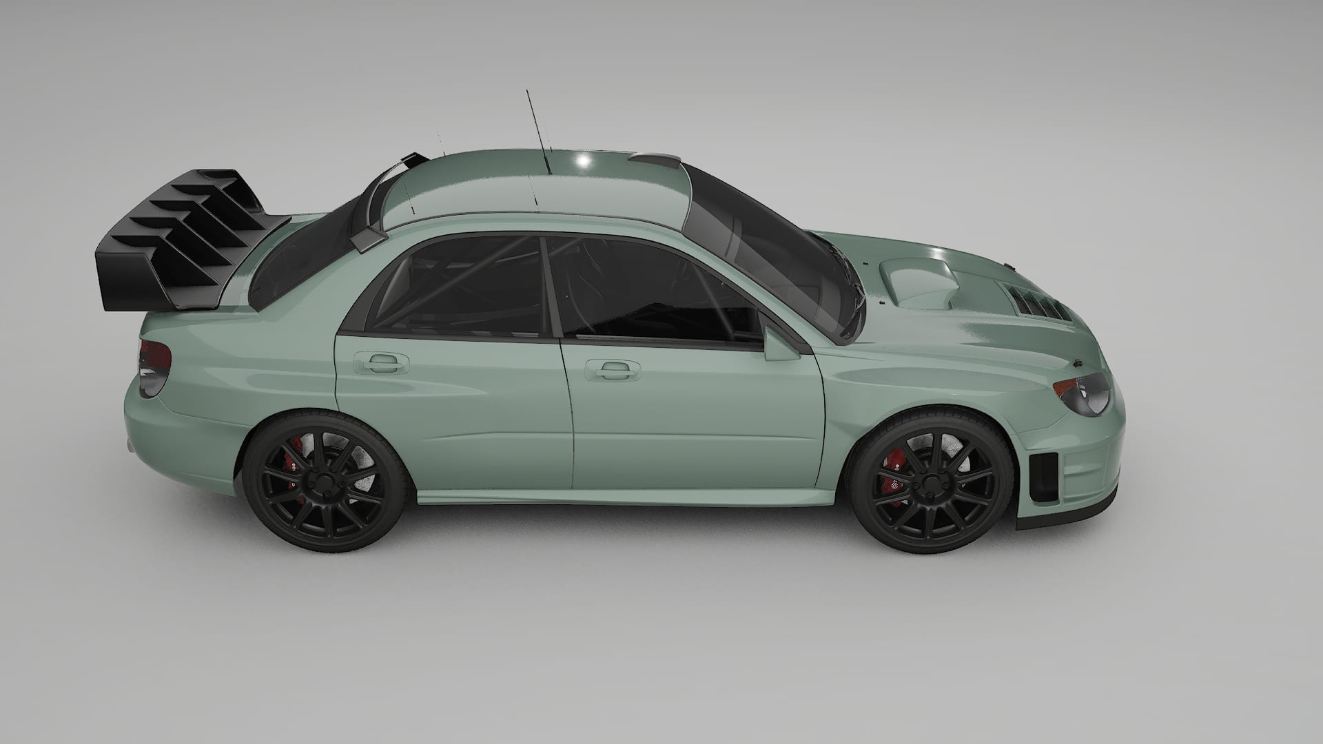 Subaru Impreza WRC GD Film de Protecție pentru Vopsea TPU | CINDER PPF cu Schimbare de Culoare – Kit Complet Predecupat