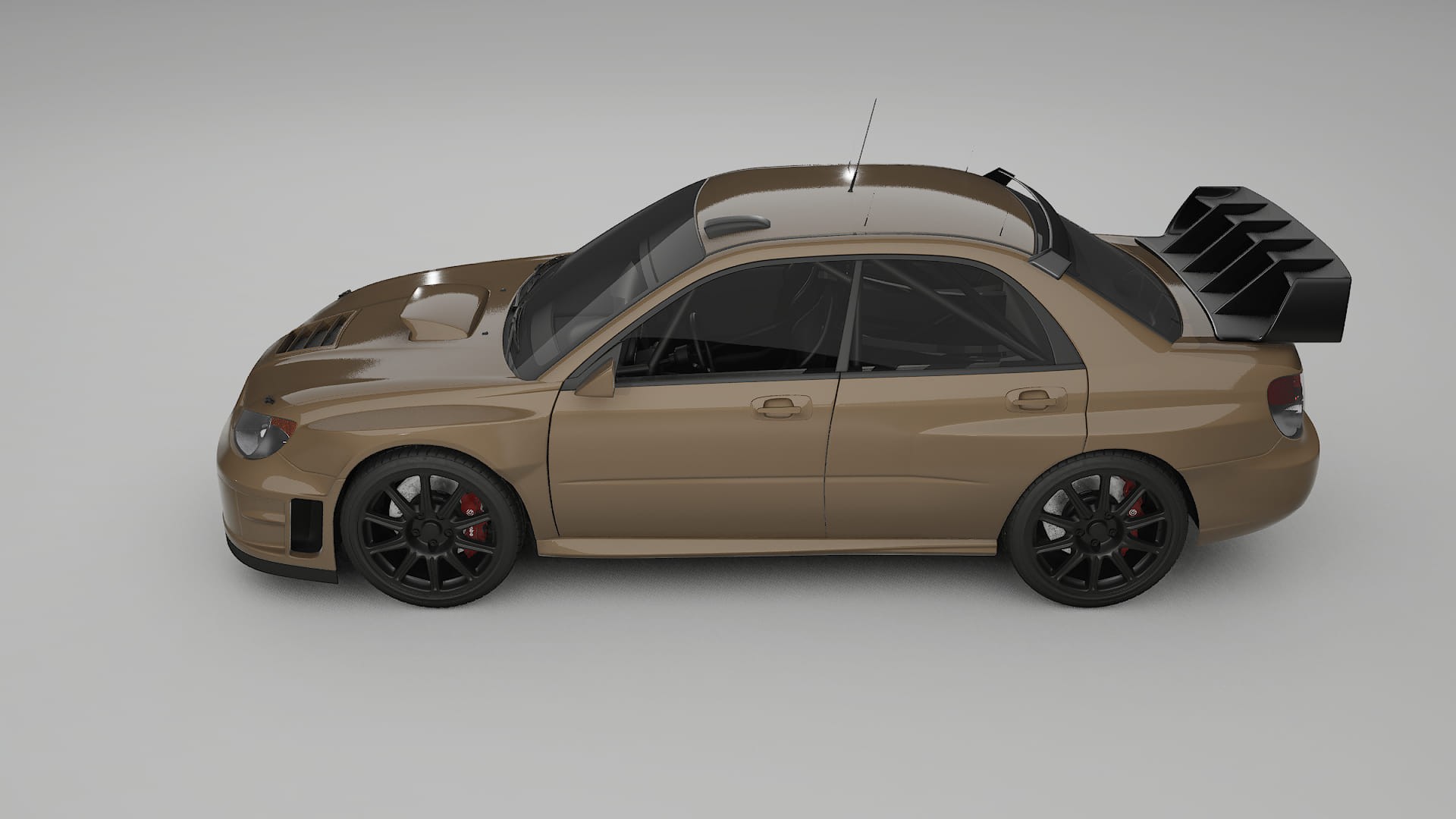 Subaru Impreza WRC GD Film de Protecție pentru Vopsea TPU | SAHARA PPF cu Schimbare de Culoare – Kit Complet Predecupat