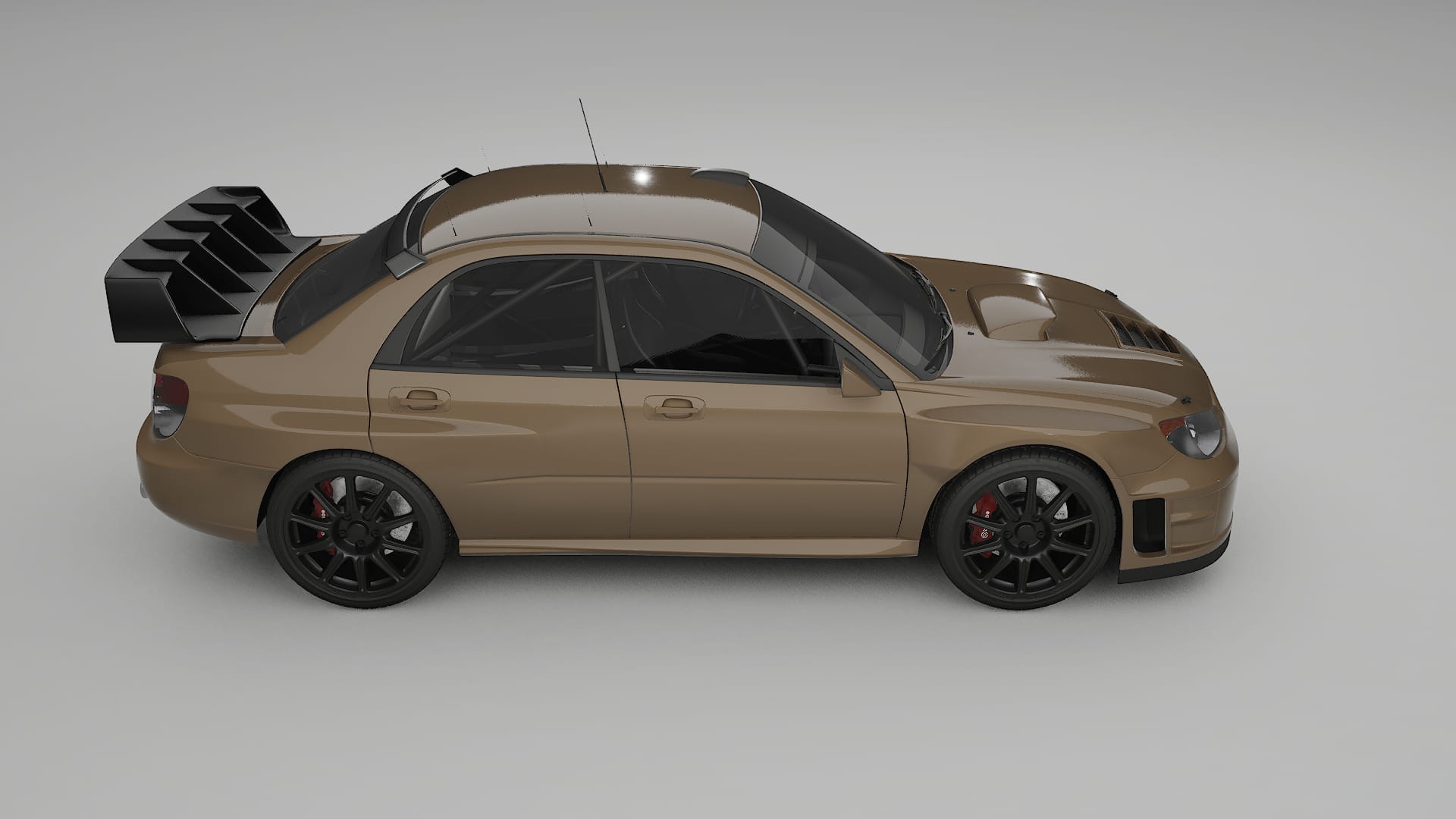 Subaru Impreza WRC GD Film de Protecție pentru Vopsea TPU | SAHARA PPF cu Schimbare de Culoare – Kit Complet Predecupat