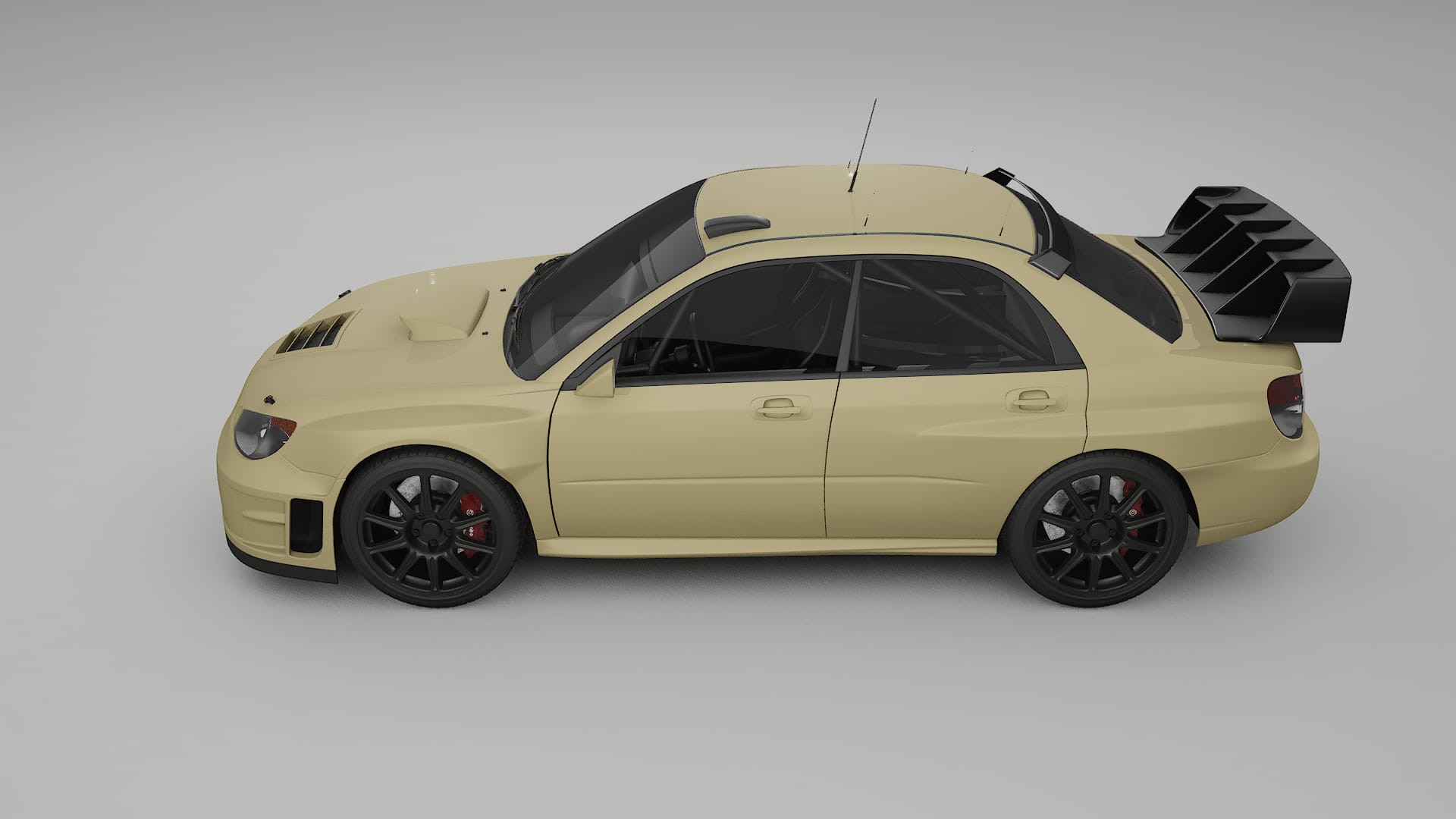 Subaru Impreza WRC GD Film de Protecție pentru Vopsea TPU | SAND PPF cu Schimbare de Culoare – Kit Complet Predecupat