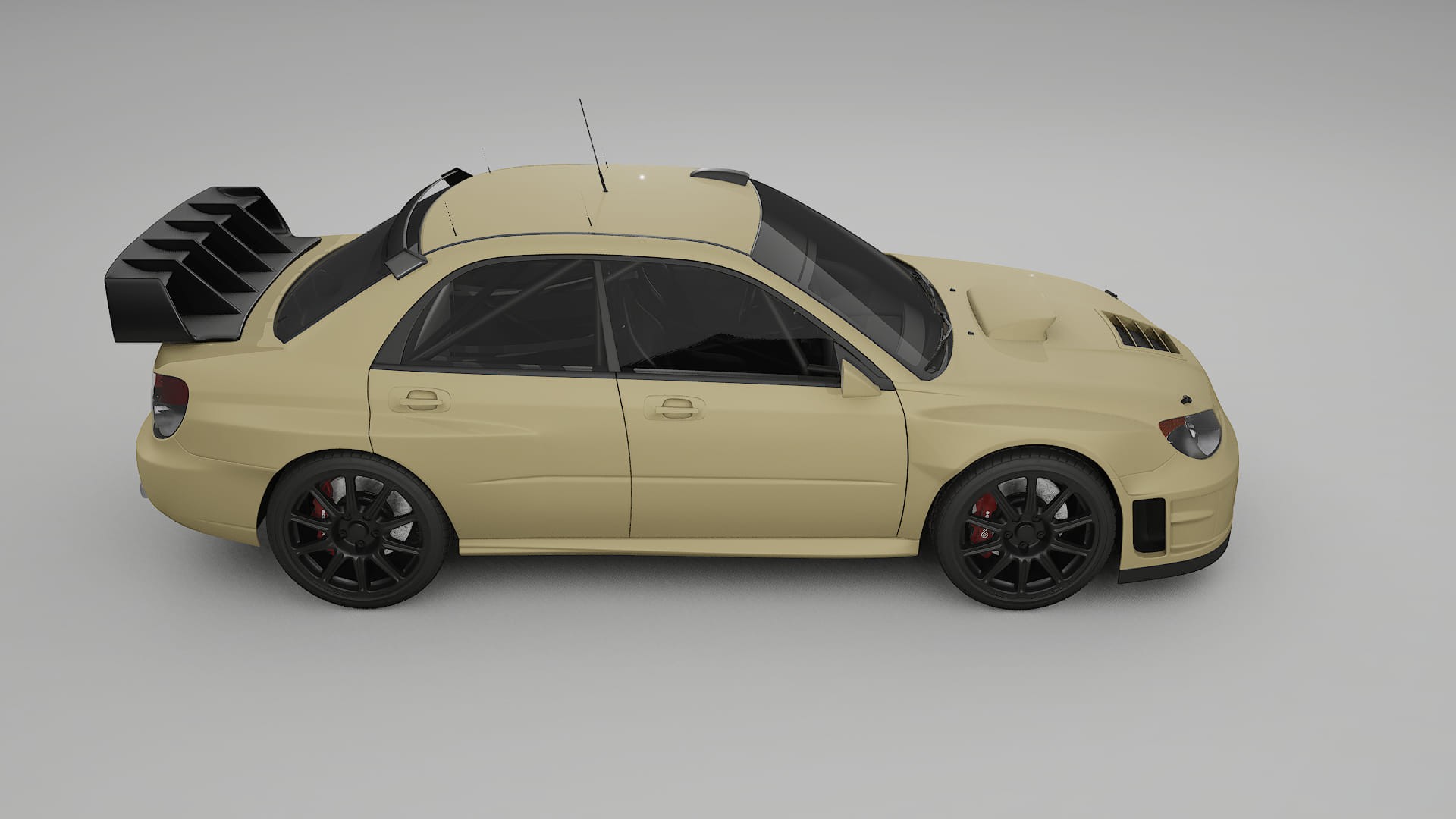 Subaru Impreza WRC GD Film de Protecție pentru Vopsea TPU | SAND PPF cu Schimbare de Culoare – Kit Complet Predecupat