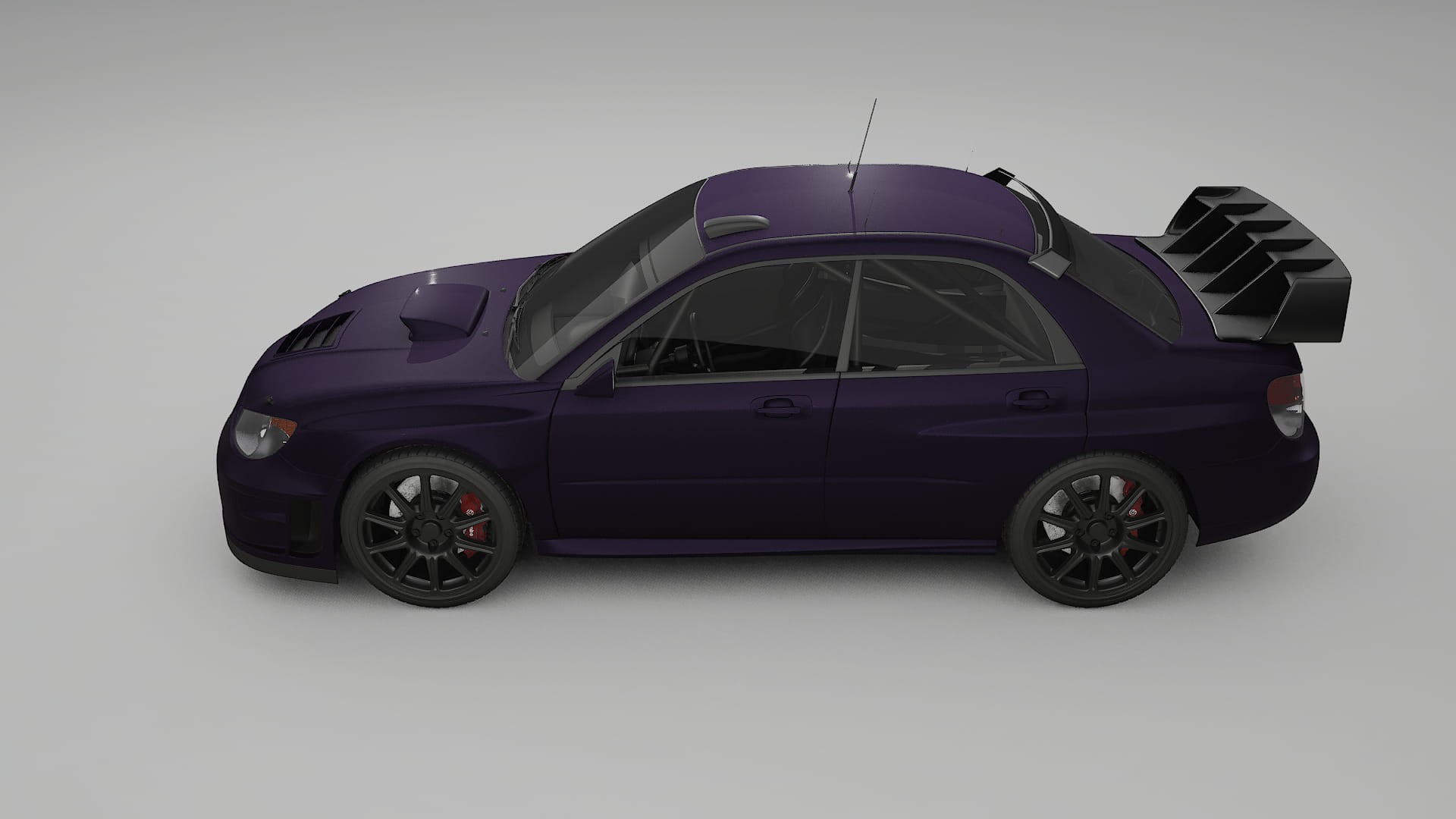 Subaru Impreza WRC GD Film de Protecție pentru Vopsea TPU | VIOLET PPF cu Schimbare de Culoare – Kit Complet Predecupat