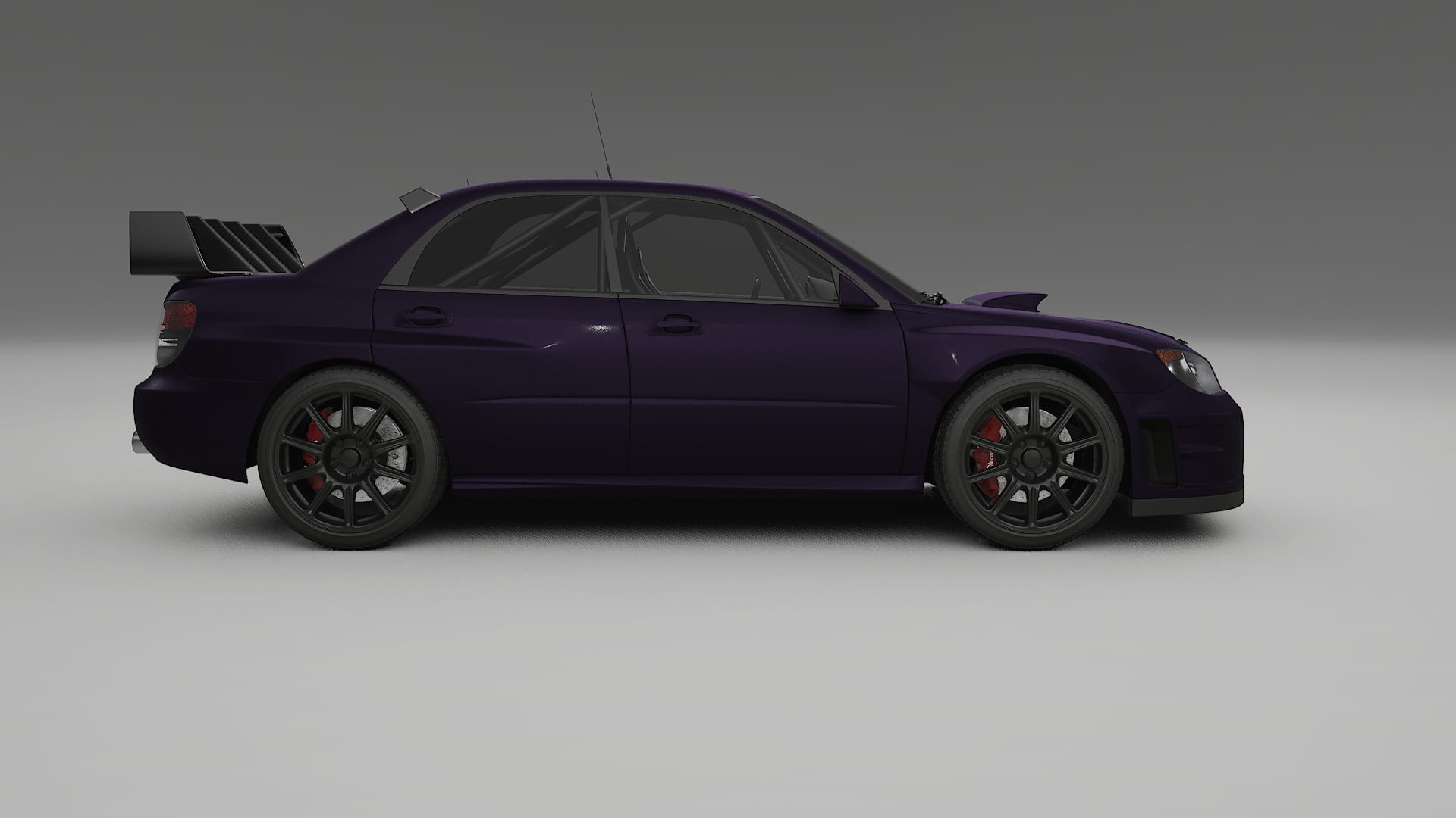 Subaru Impreza WRC GD Film de Protecție pentru Vopsea TPU | VIOLET PPF cu Schimbare de Culoare – Kit Complet Predecupat