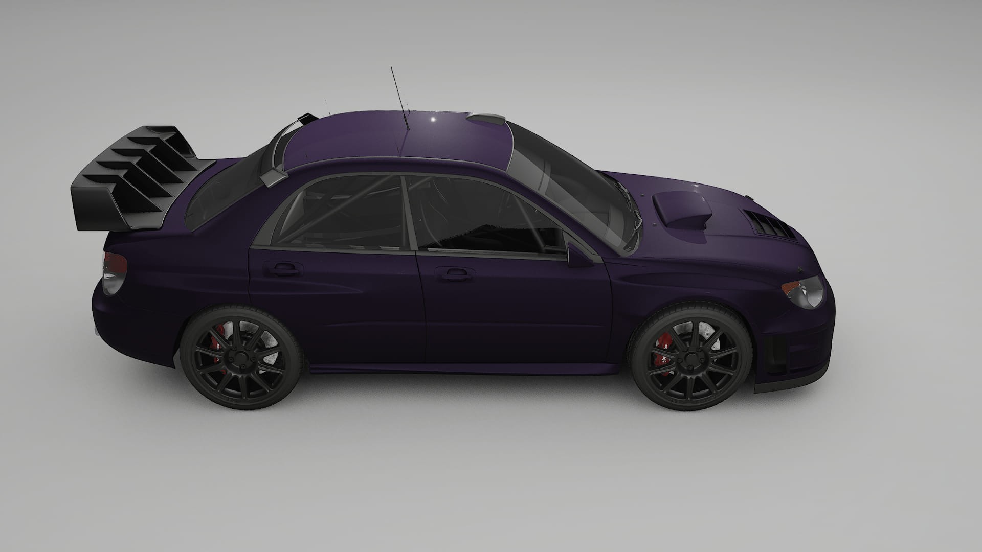 Subaru Impreza WRC GD Film de Protecție pentru Vopsea TPU | VIOLET PPF cu Schimbare de Culoare – Kit Complet Predecupat