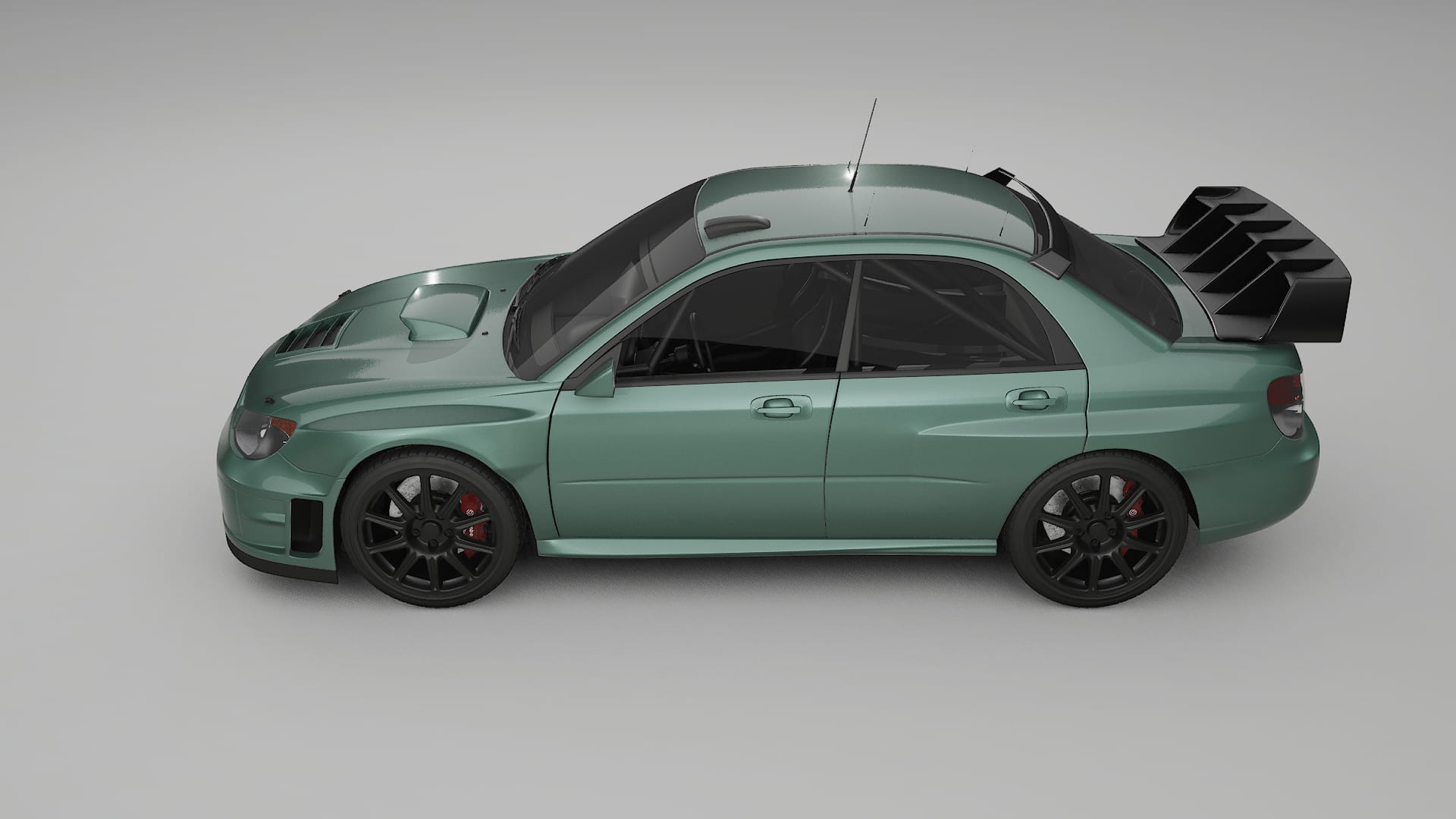 Subaru Impreza WRC GD Film de Protecție pentru Vopsea TPU | EVERGREEN PPF cu Schimbare de Culoare – Kit Complet Predecupat