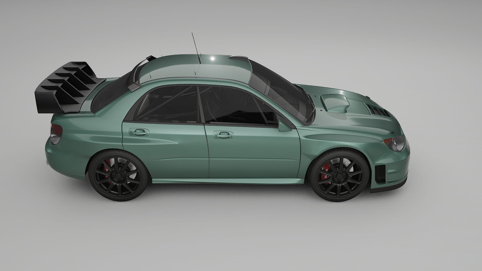 Subaru Impreza WRC GD Film de Protecție pentru Vopsea TPU | EVERGREEN PPF cu Schimbare de Culoare – Kit Complet Predecupat