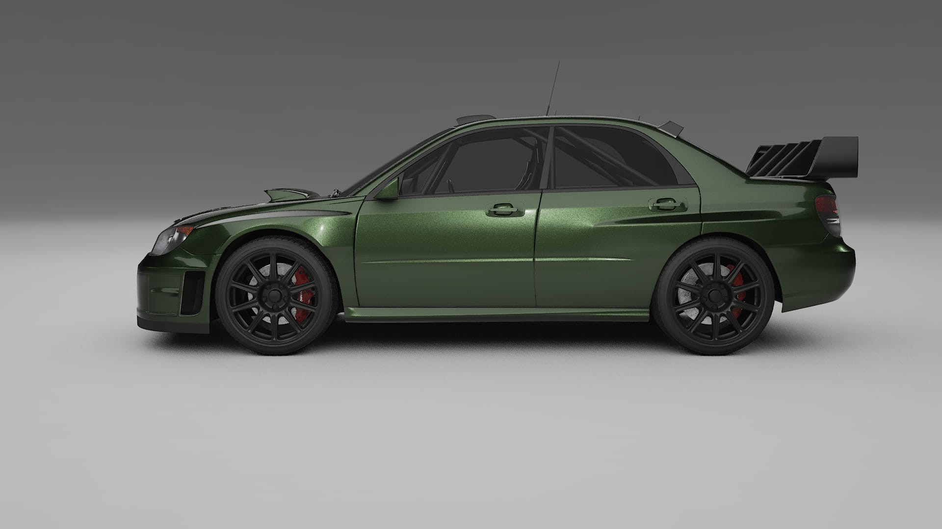 Subaru Impreza WRC GD Film de Protecție pentru Vopsea TPU | LAGOON PPF cu Schimbare de Culoare – Kit Complet Predecupat