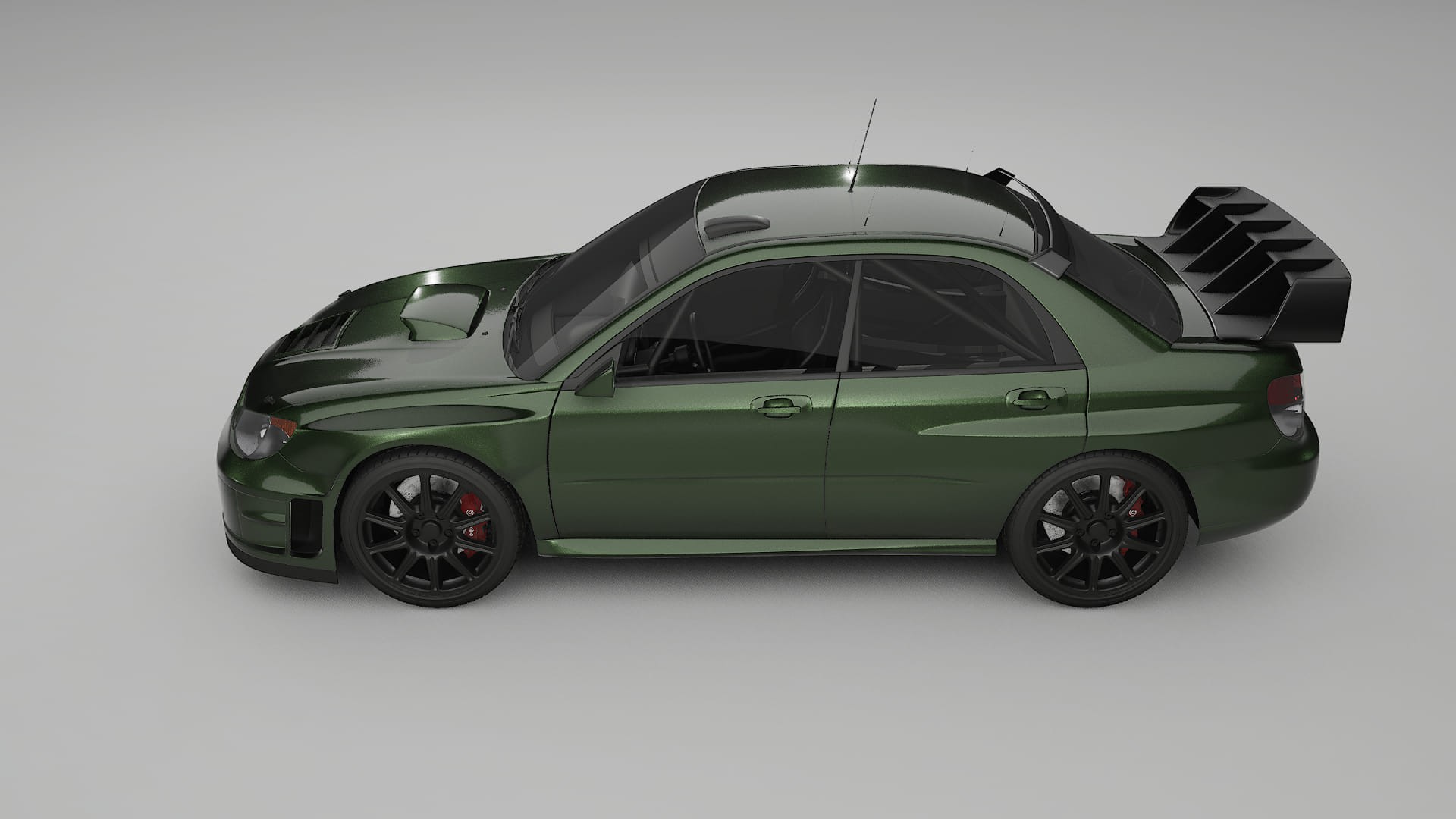 Subaru Impreza WRC GD Film de Protecție pentru Vopsea TPU | LAGOON PPF cu Schimbare de Culoare – Kit Complet Predecupat