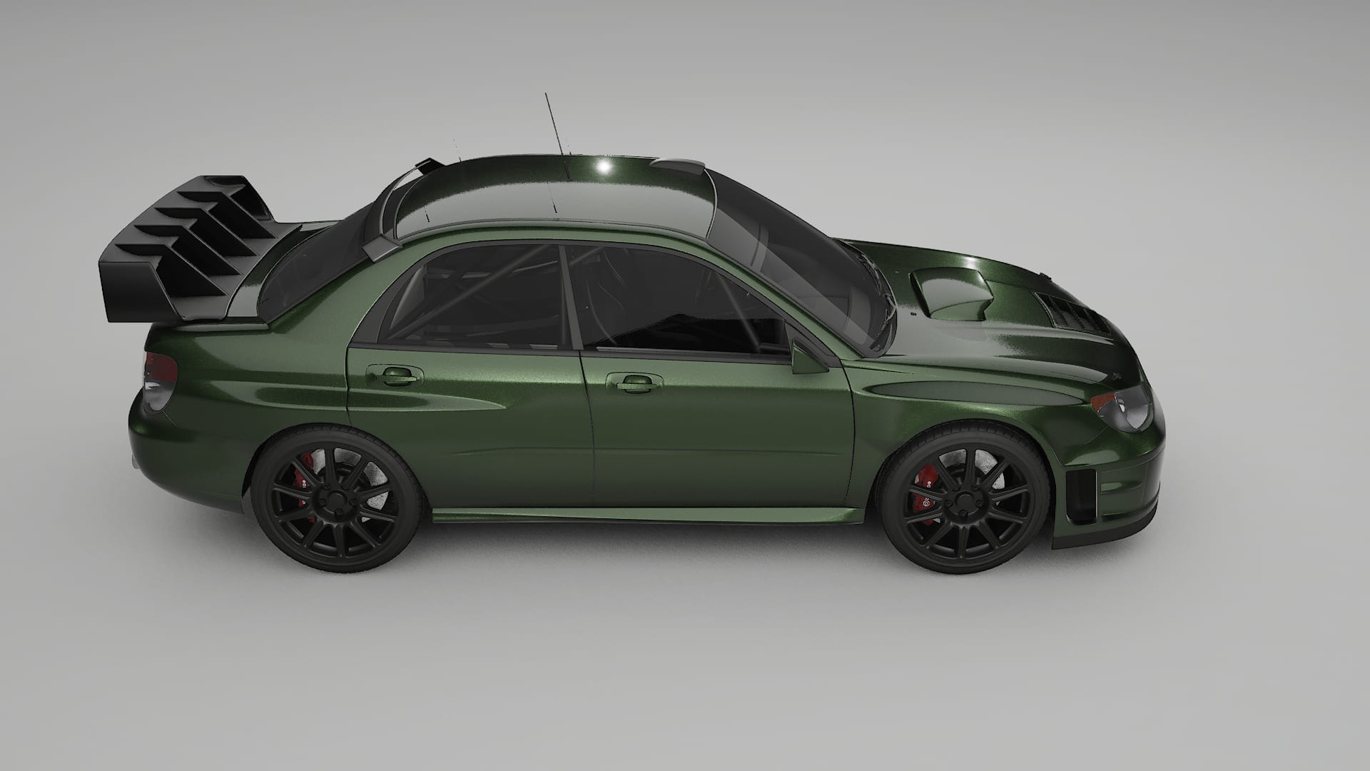 Subaru Impreza WRC GD Film de Protecție pentru Vopsea TPU | LAGOON PPF cu Schimbare de Culoare – Kit Complet Predecupat