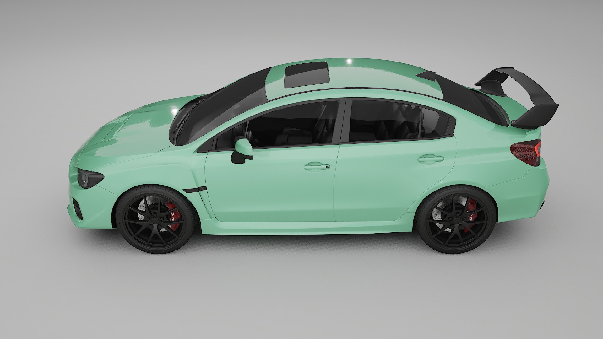 Subaru Impreza WRX Sti VA prefacelift pre LCI Film de Protecție pentru Vopsea TPU | DUSTY PPF cu Schimbare de Culoare – Kit C