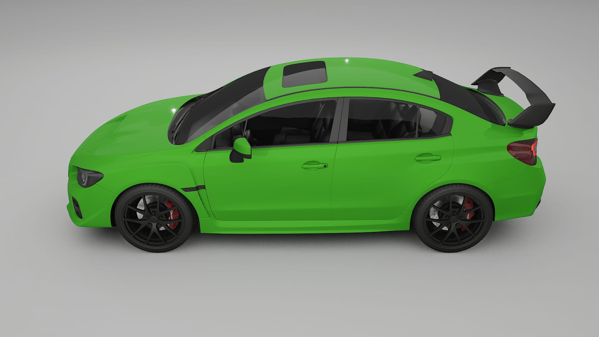 Subaru Impreza WRX Sti VA prefacelift pre LCI Film de Protecție pentru Vopsea TPU | VENOM PPF cu Schimbare de Culoare – Kit C