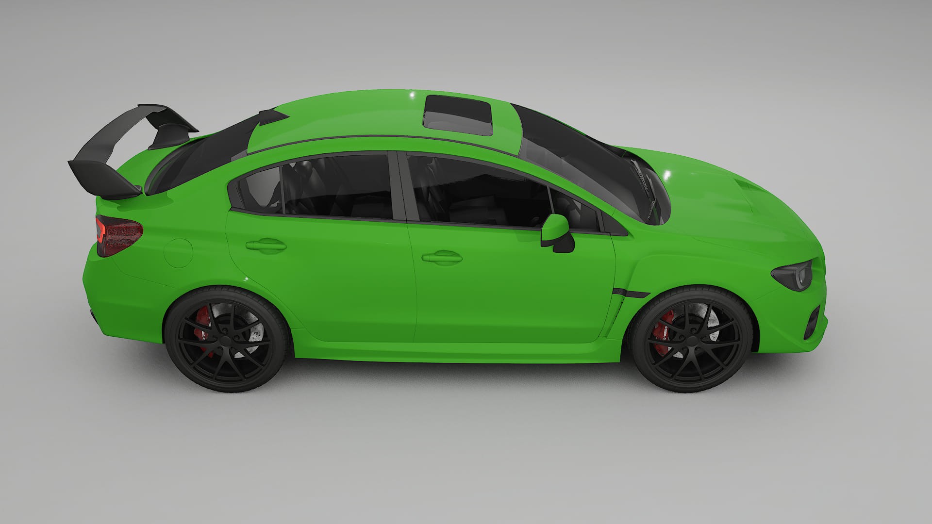 Subaru Impreza WRX Sti VA prefacelift pre LCI Film de Protecție pentru Vopsea TPU | VENOM PPF cu Schimbare de Culoare – Kit C