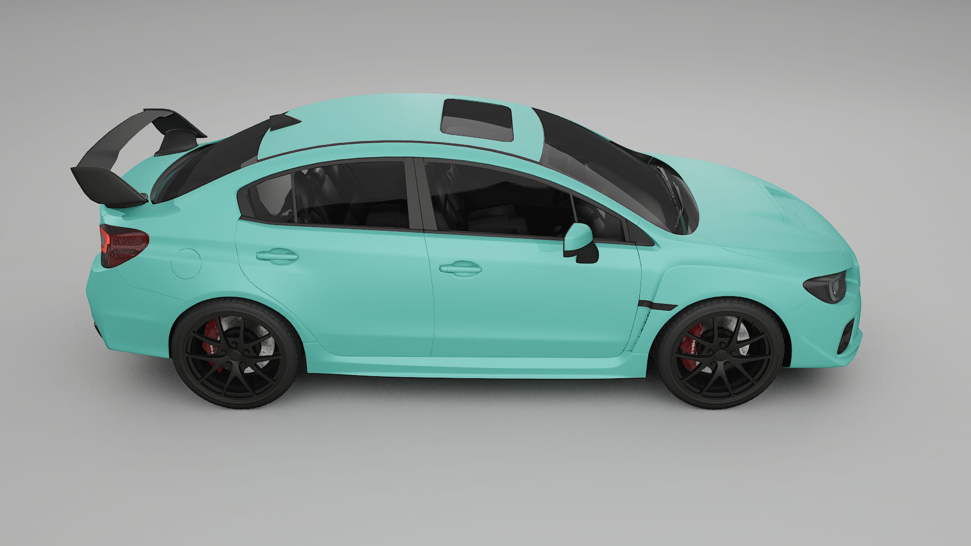 Subaru Impreza WRX Sti VA prefacelift pre LCI Film de Protecție pentru Vopsea TPU | FROST PPF cu Schimbare de Culoare – Kit C