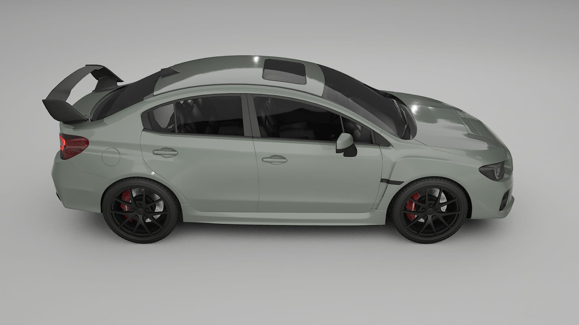 Subaru Impreza WRX Sti VA prefacelift pre LCI Film de Protecție pentru Vopsea TPU | SLATE PPF cu Schimbare de Culoare – Kit C