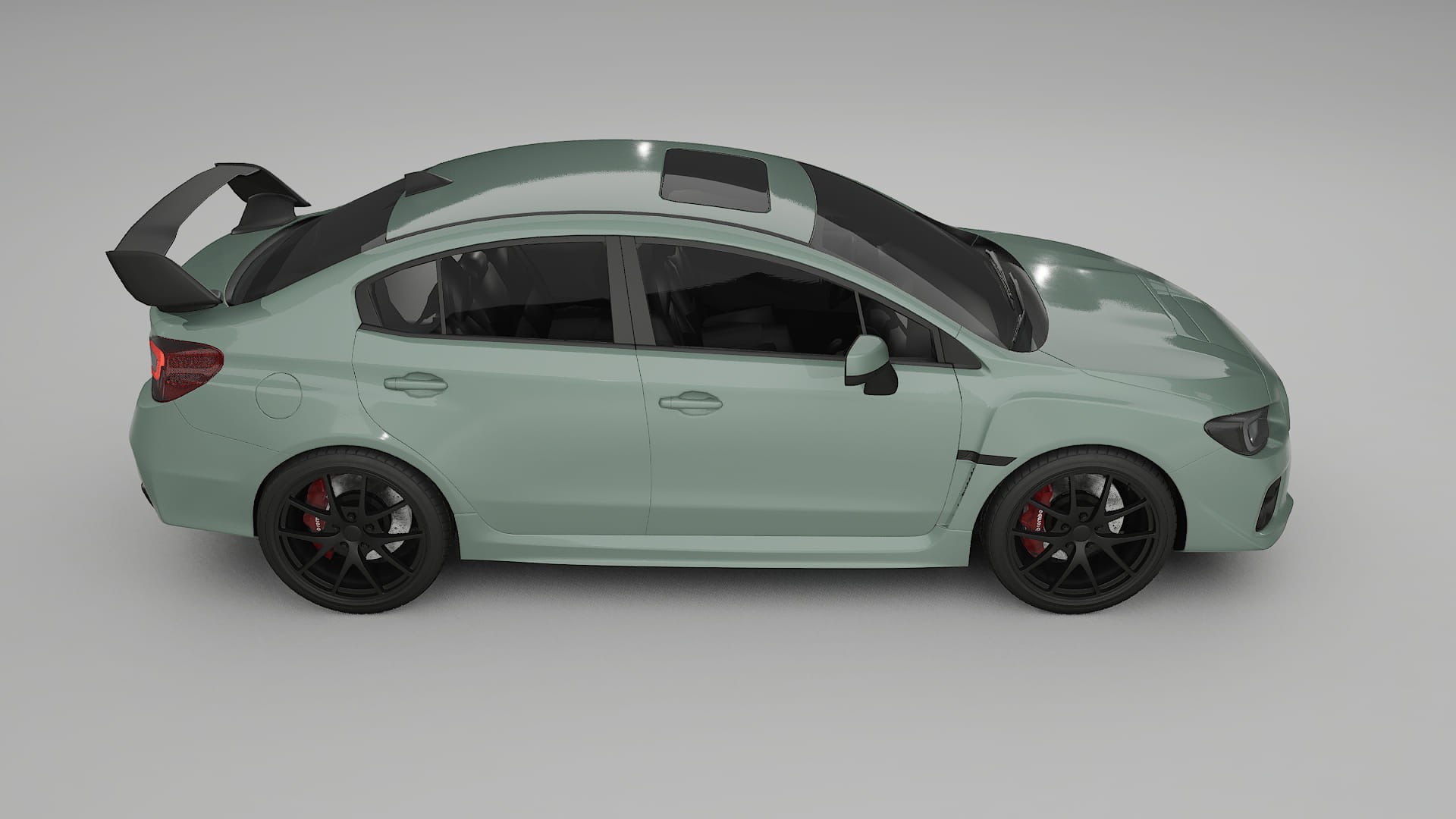 Subaru Impreza WRX Sti VA prefacelift pre LCI Film de Protecție pentru Vopsea TPU | CINDER PPF cu Schimbare de Culoare – Kit 