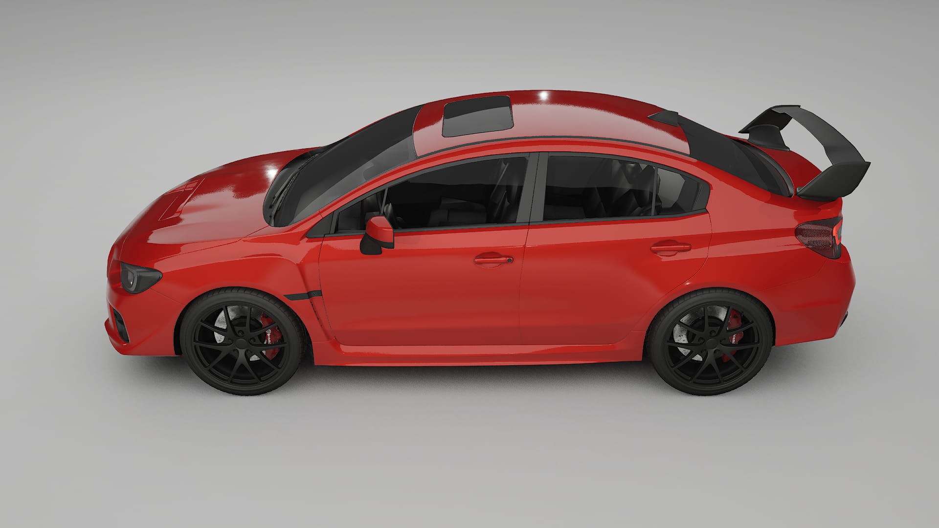 Subaru Impreza WRX Sti VA prefacelift pre LCI Film de Protecție pentru Vopsea TPU | BLAZE PPF cu Schimbare de Culoare – Kit C