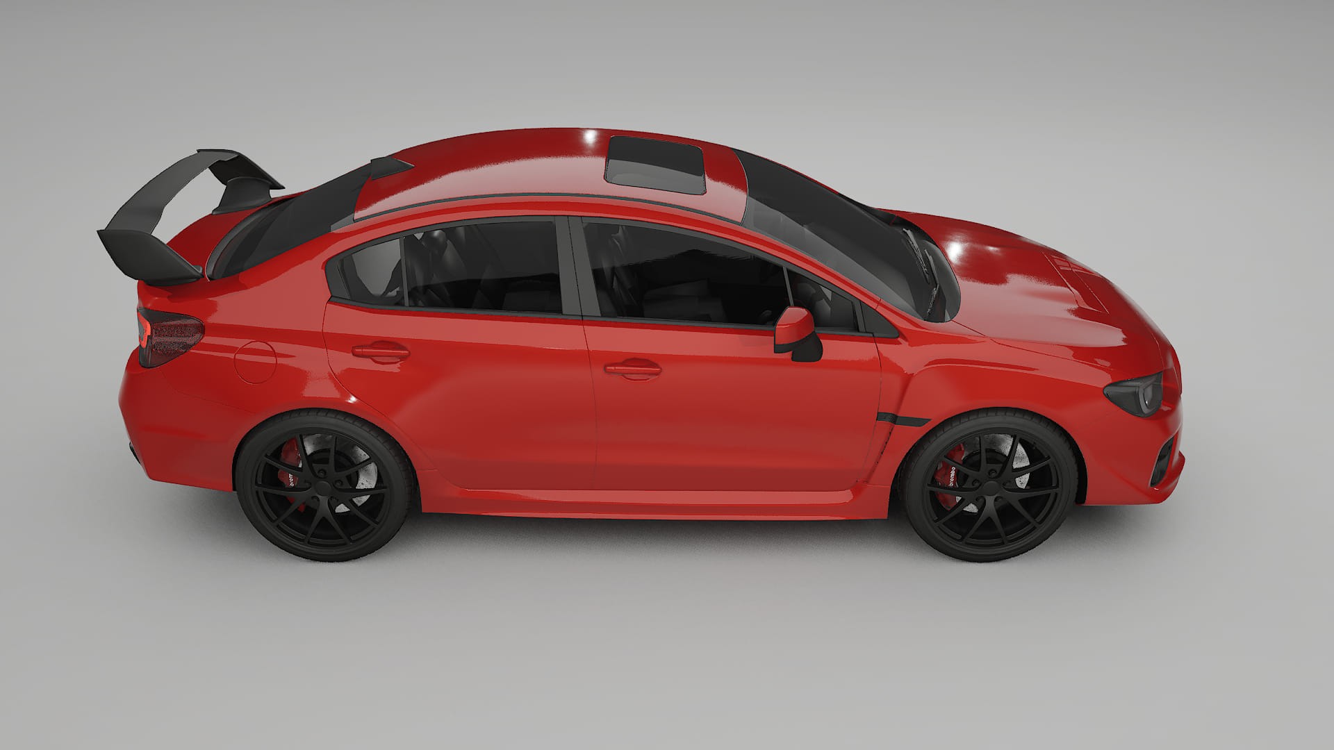 Subaru Impreza WRX Sti VA prefacelift pre LCI Film de Protecție pentru Vopsea TPU | BLAZE PPF cu Schimbare de Culoare – Kit C