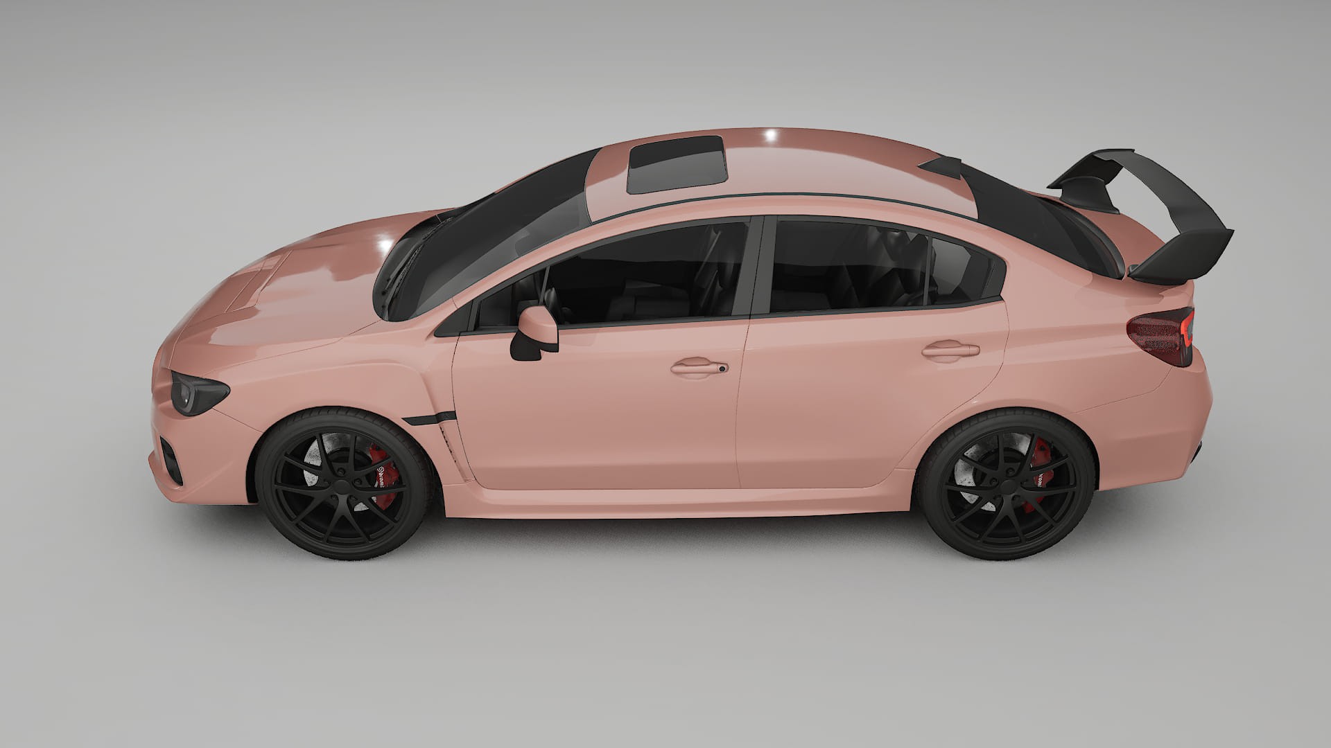 Subaru Impreza WRX Sti VA prefacelift pre LCI Film de Protecție pentru Vopsea TPU | BLUSH PPF cu Schimbare de Culoare – Kit C