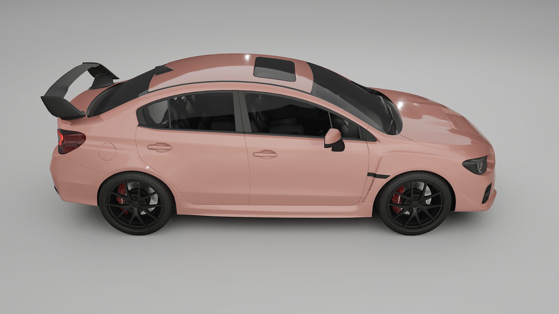 Subaru Impreza WRX Sti VA prefacelift pre LCI Film de Protecție pentru Vopsea TPU | BLUSH PPF cu Schimbare de Culoare – Kit C