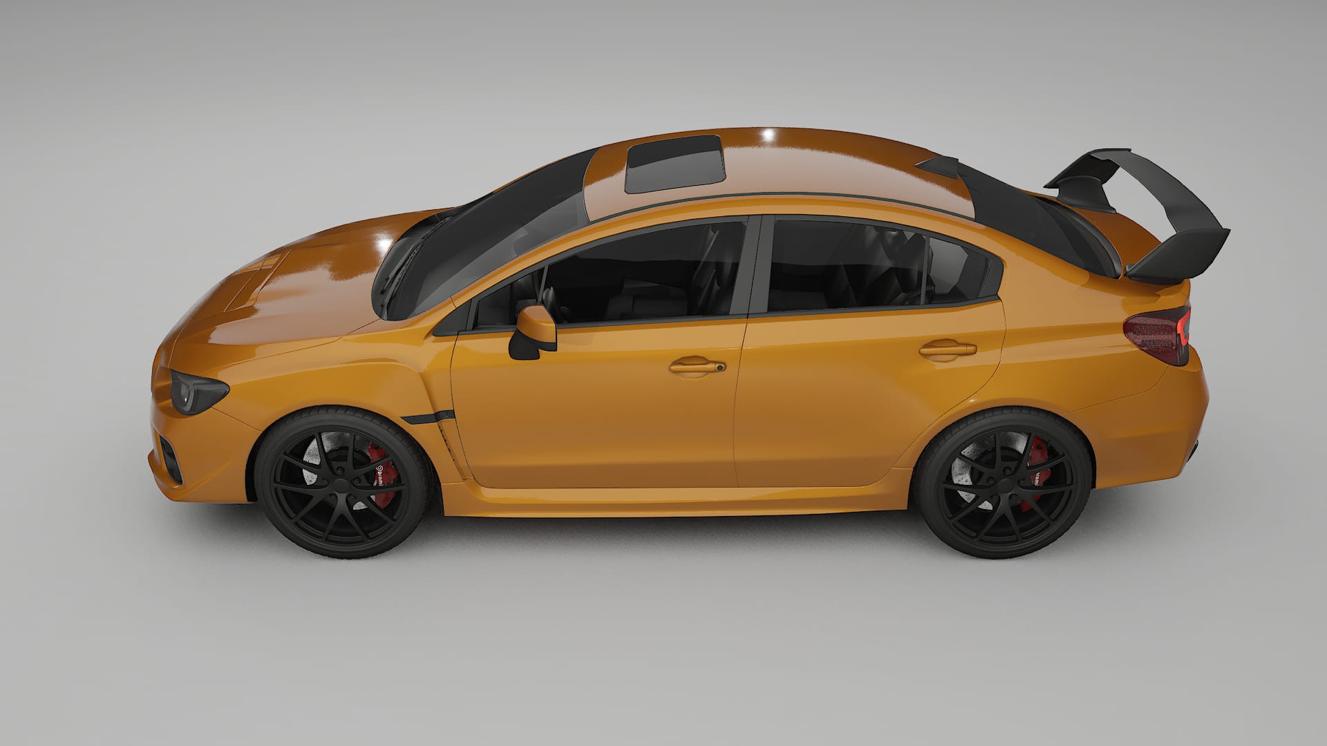 Subaru Impreza WRX Sti VA prefacelift pre LCI Film de Protecție pentru Vopsea TPU | DAISY PPF cu Schimbare de Culoare – Kit C