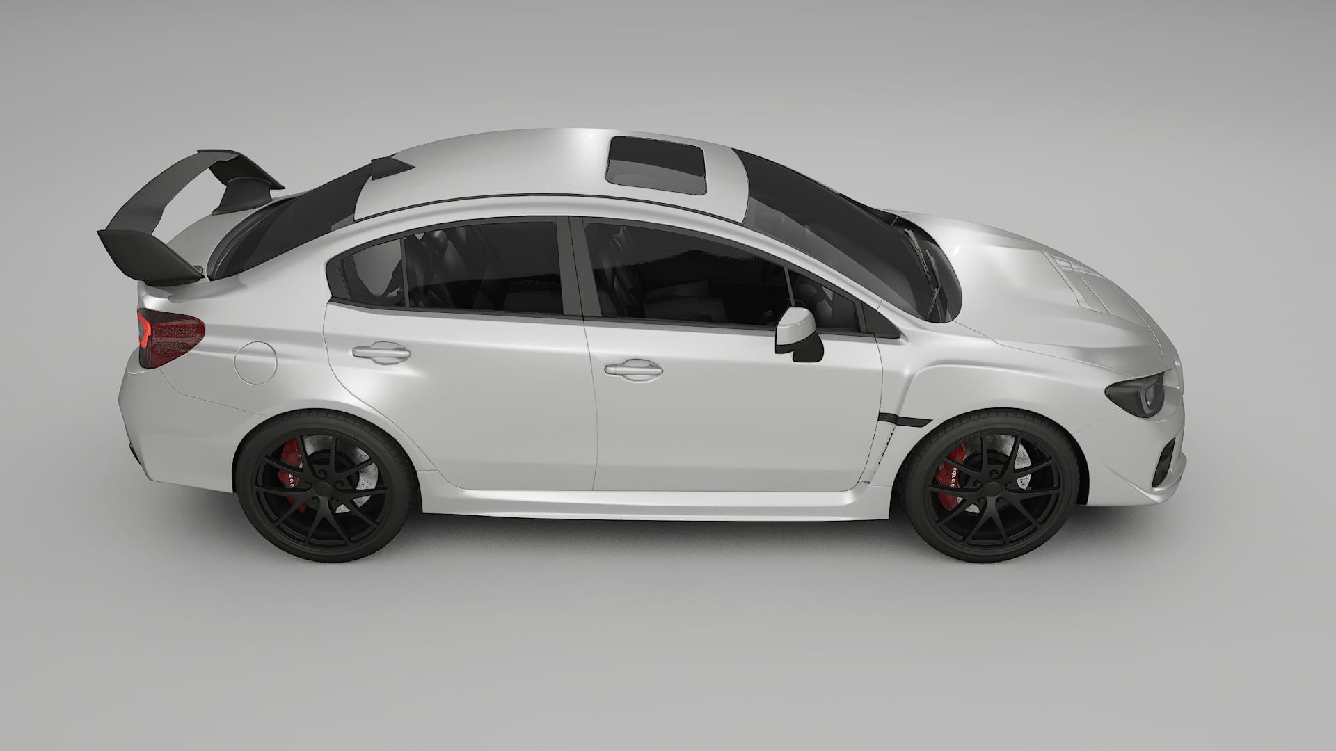 Subaru Impreza WRX Sti VA prefacelift pre LCI Film de Protecție pentru Vopsea TPU | OPAL PPF cu Schimbare de Culoare – Kit Co