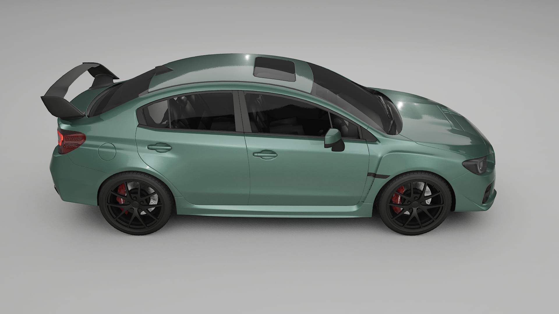 Subaru Impreza WRX Sti VA prefacelift pre LCI Film de Protecție pentru Vopsea TPU | EVERGREEN PPF cu Schimbare de Culoare – K