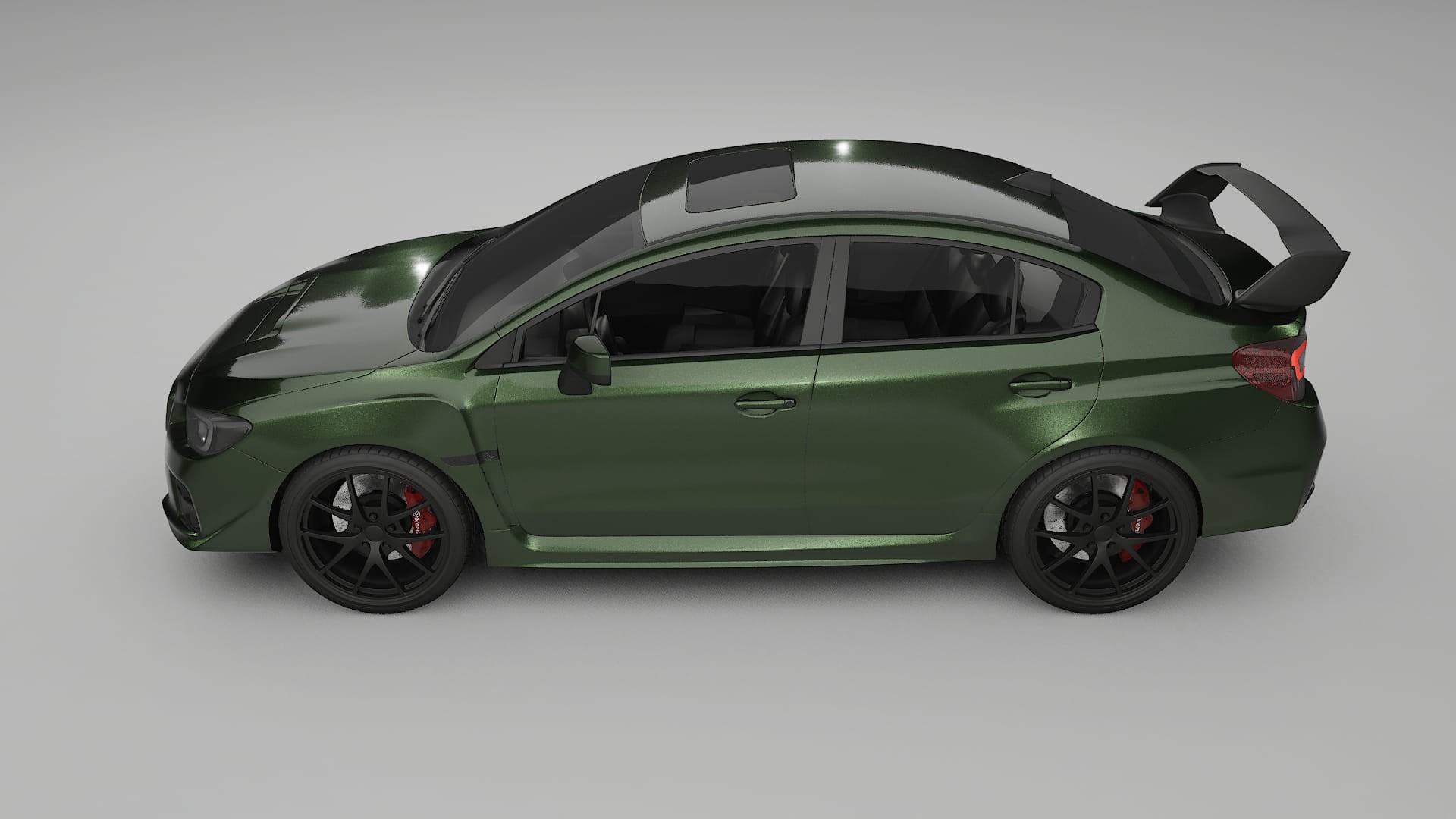 Subaru Impreza WRX Sti VA prefacelift pre LCI Film de Protecție pentru Vopsea TPU | LAGOON PPF cu Schimbare de Culoare – Kit 