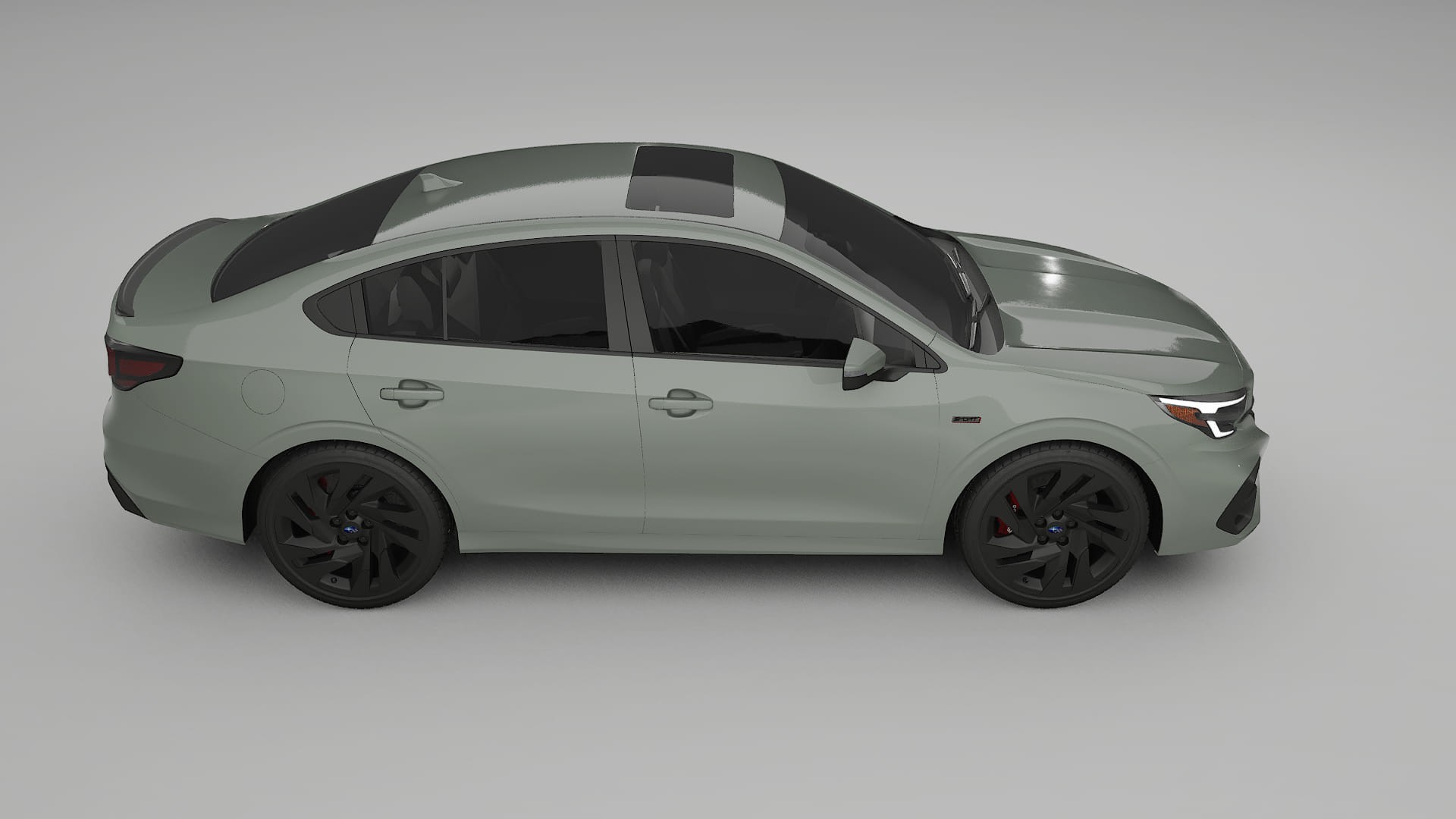 Subaru Legacy BW Film de Protecție pentru Vopsea TPU | SLATE PPF cu Schimbare de Culoare – Kit Complet Predecupat