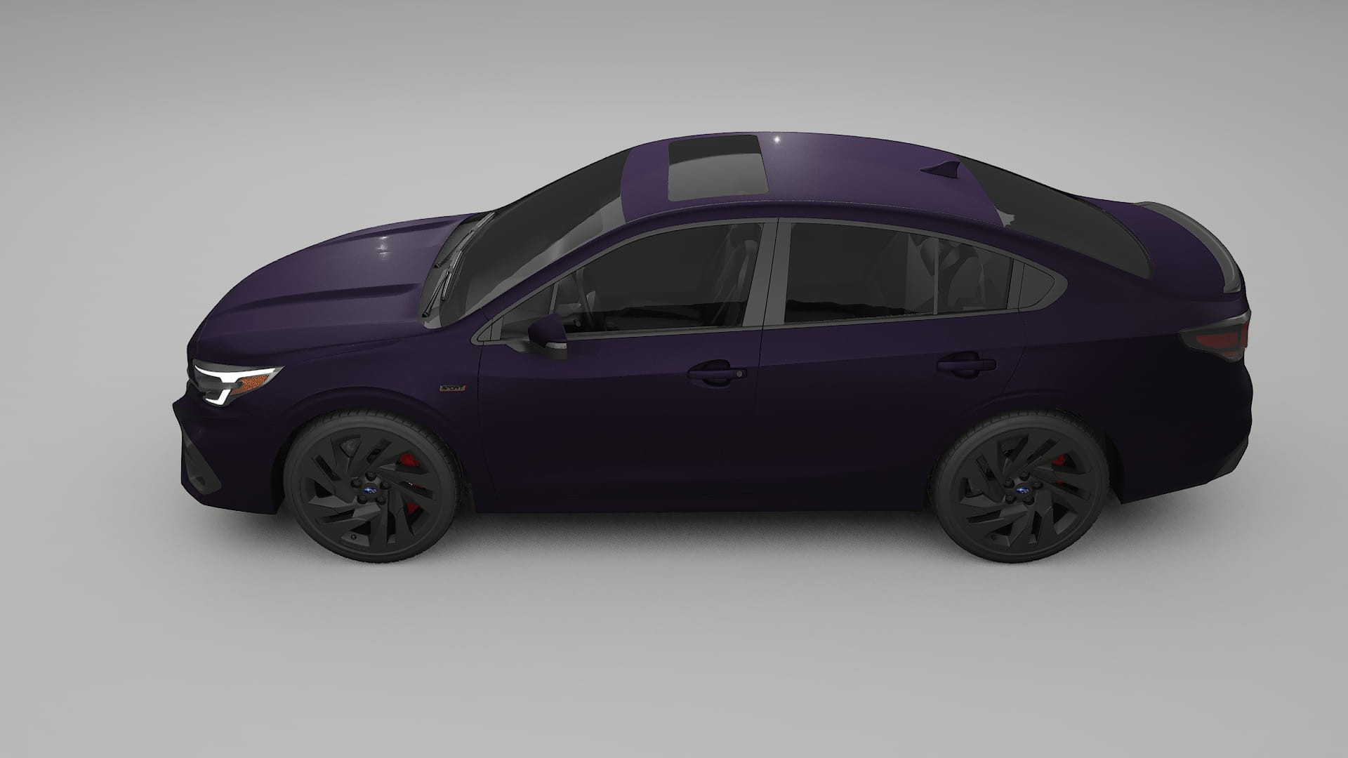 Subaru Legacy BW Film de Protecție pentru Vopsea TPU | VIOLET PPF cu Schimbare de Culoare – Kit Complet Predecupat