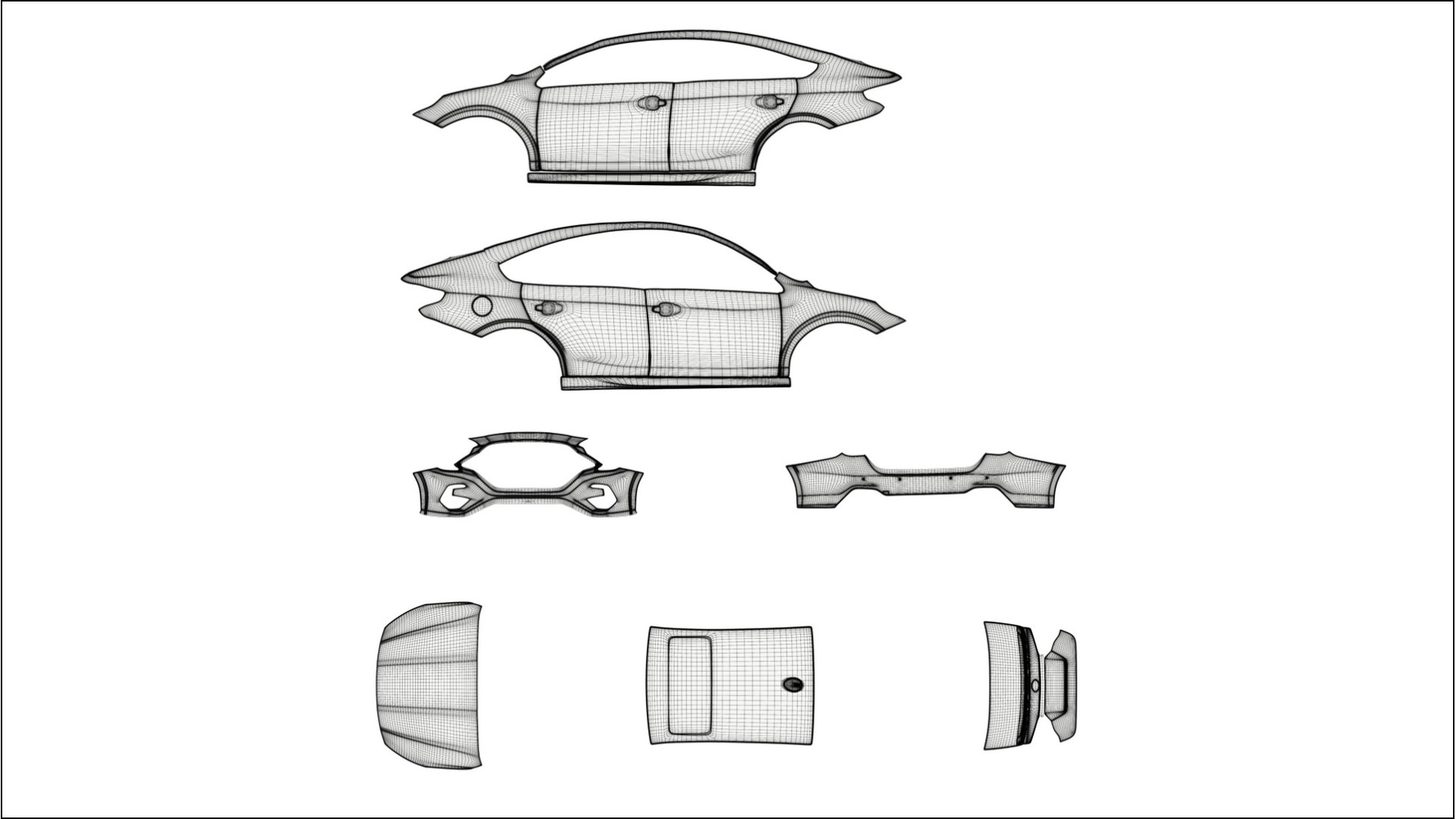 Subaru Legacy BW Film de Protecție pentru Vopsea TPU | NEBULA PPF cu Schimbare de Culoare – Kit Complet Predecupat