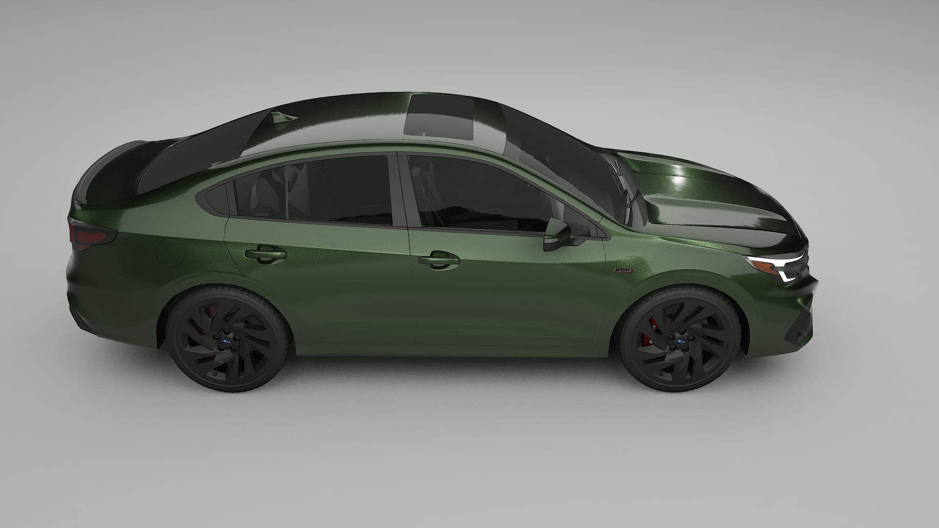 Subaru Legacy BW Film de Protecție pentru Vopsea TPU | LAGOON PPF cu Schimbare de Culoare – Kit Complet Predecupat