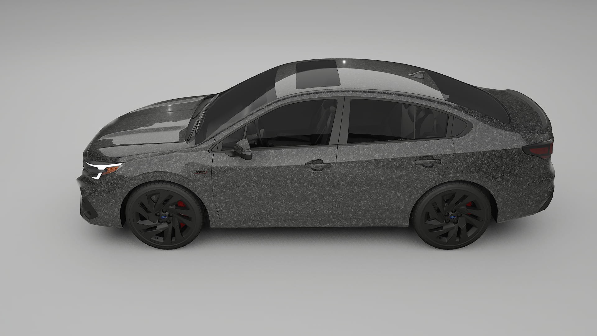 Subaru Legacy BW Film de Protecție pentru Vopsea TPU | FORGED S PPF cu Schimbare de Culoare – Kit Complet Predecupat