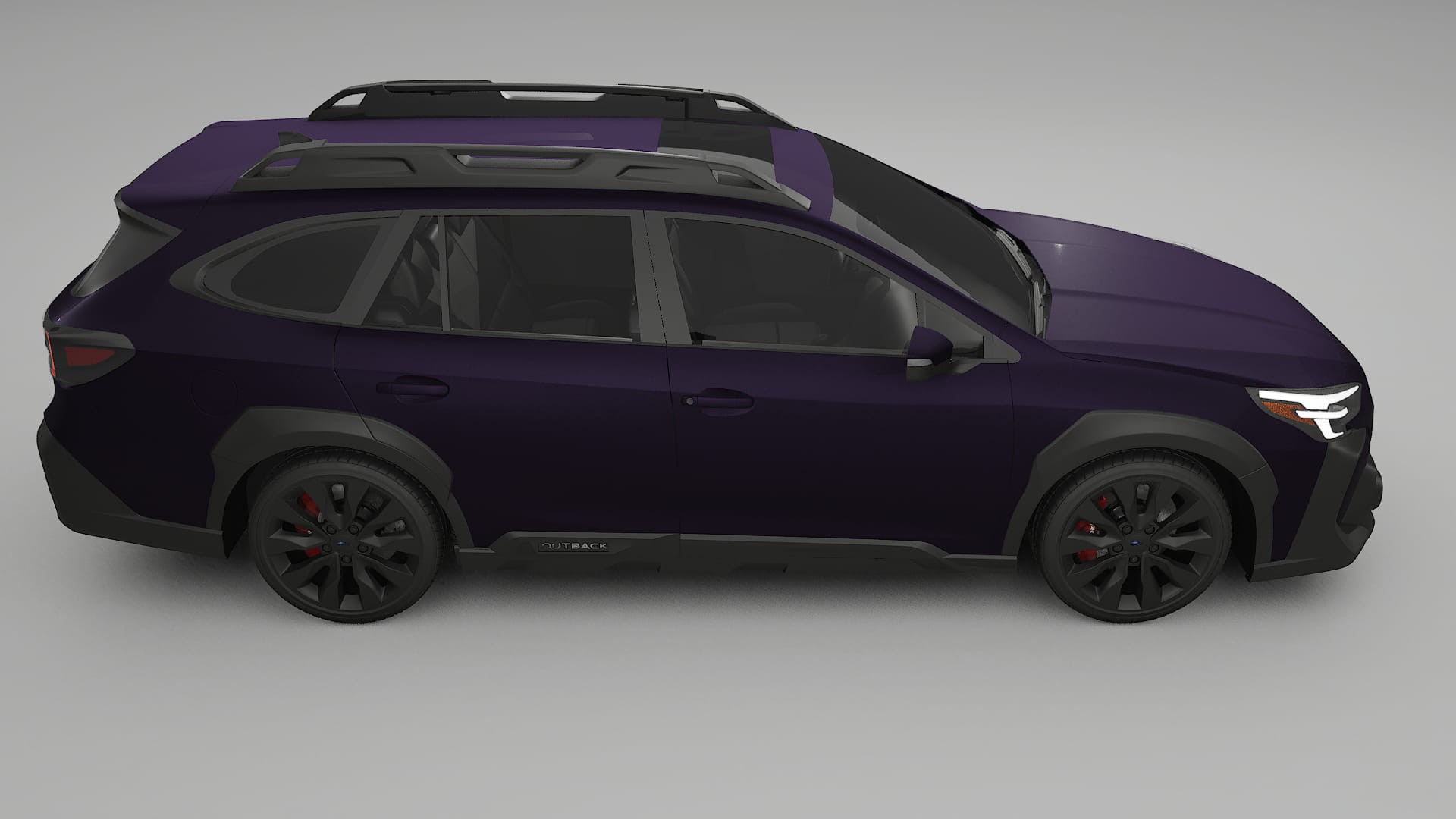 Subaru Outback VI BS facelift LCI Film de Protecție pentru Vopsea TPU | VIOLET PPF cu Schimbare de Culoare – Kit Complet Pred