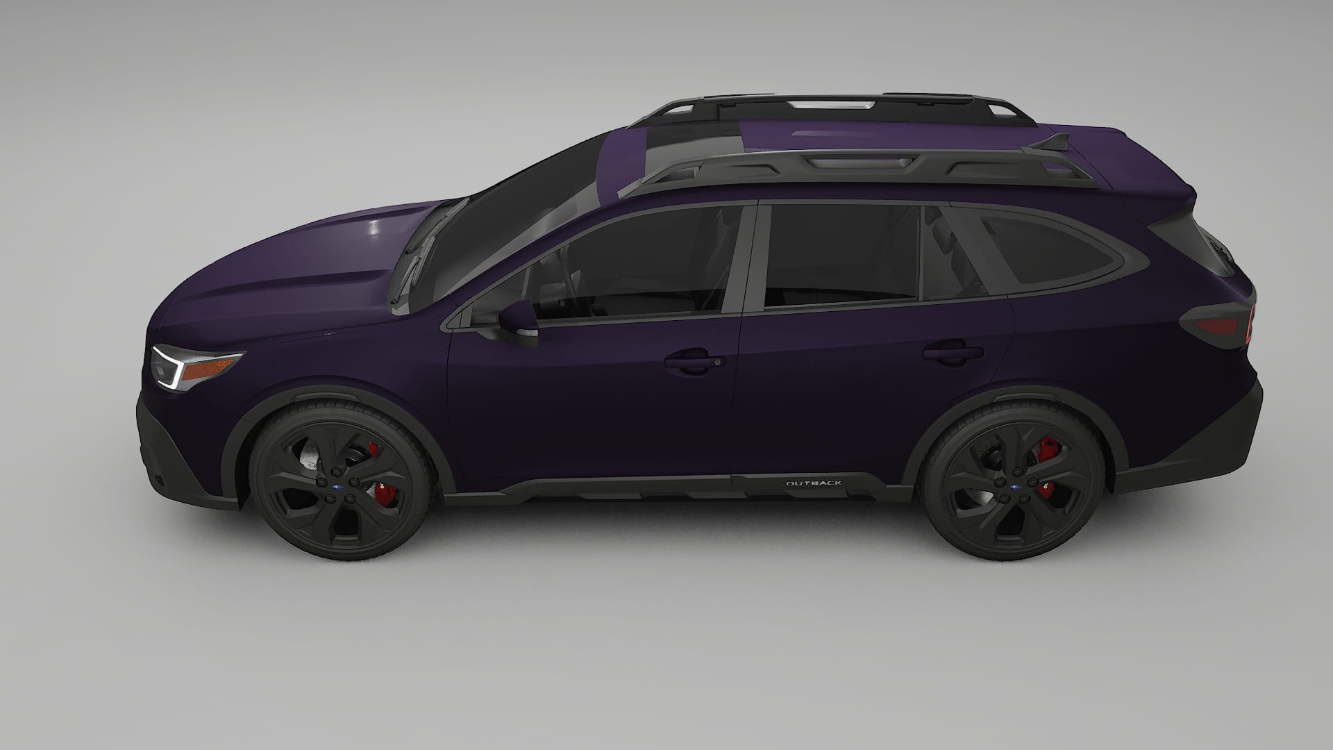 Subaru Outback VI BS prefacelift pre LCI Film de Protecție pentru Vopsea TPU | VIOLET PPF cu Schimbare de Culoare – Kit Compl