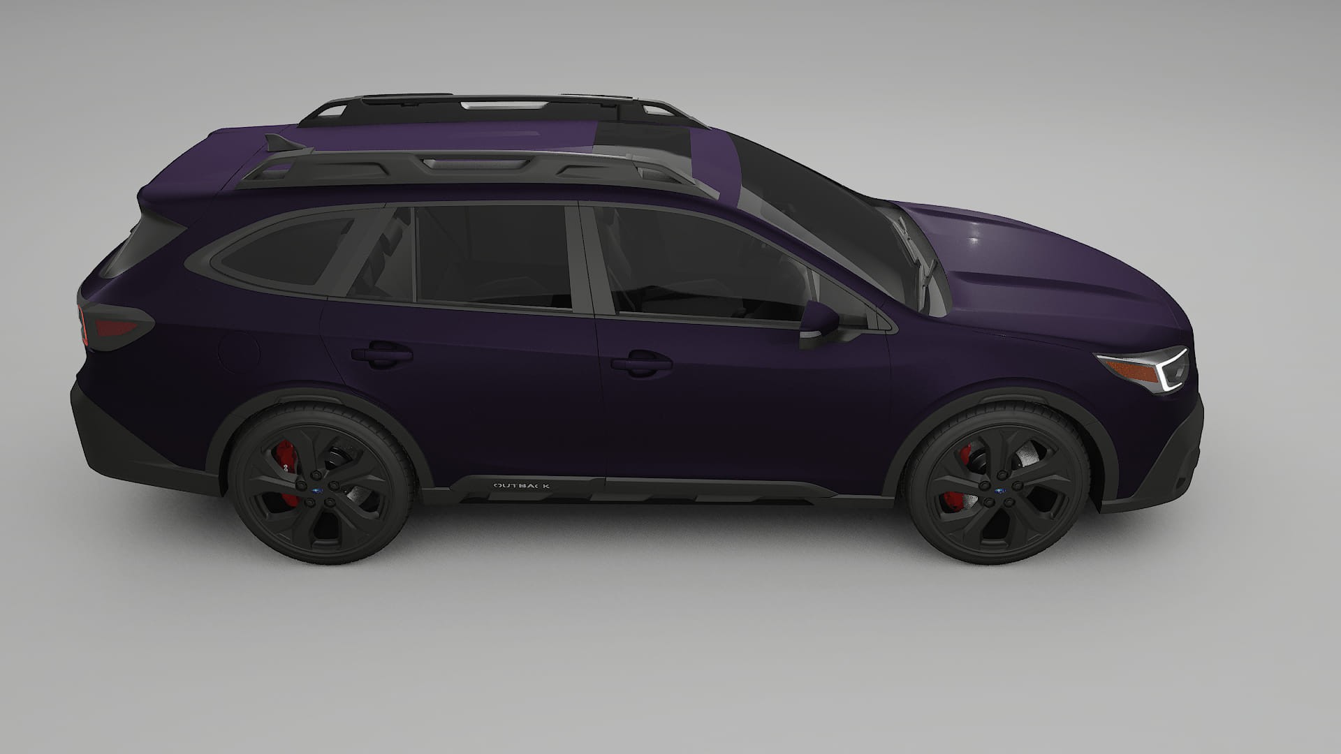 Subaru Outback VI BS prefacelift pre LCI Film de Protecție pentru Vopsea TPU | VIOLET PPF cu Schimbare de Culoare – Kit Compl